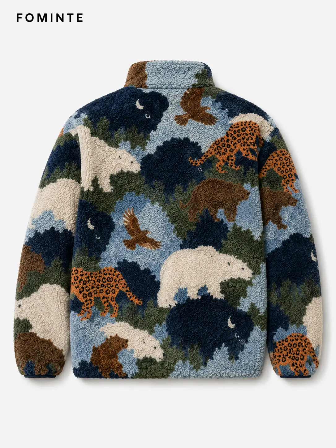 World Cup Full Print Fleece Jacket - Wholesale Custom Sportswear