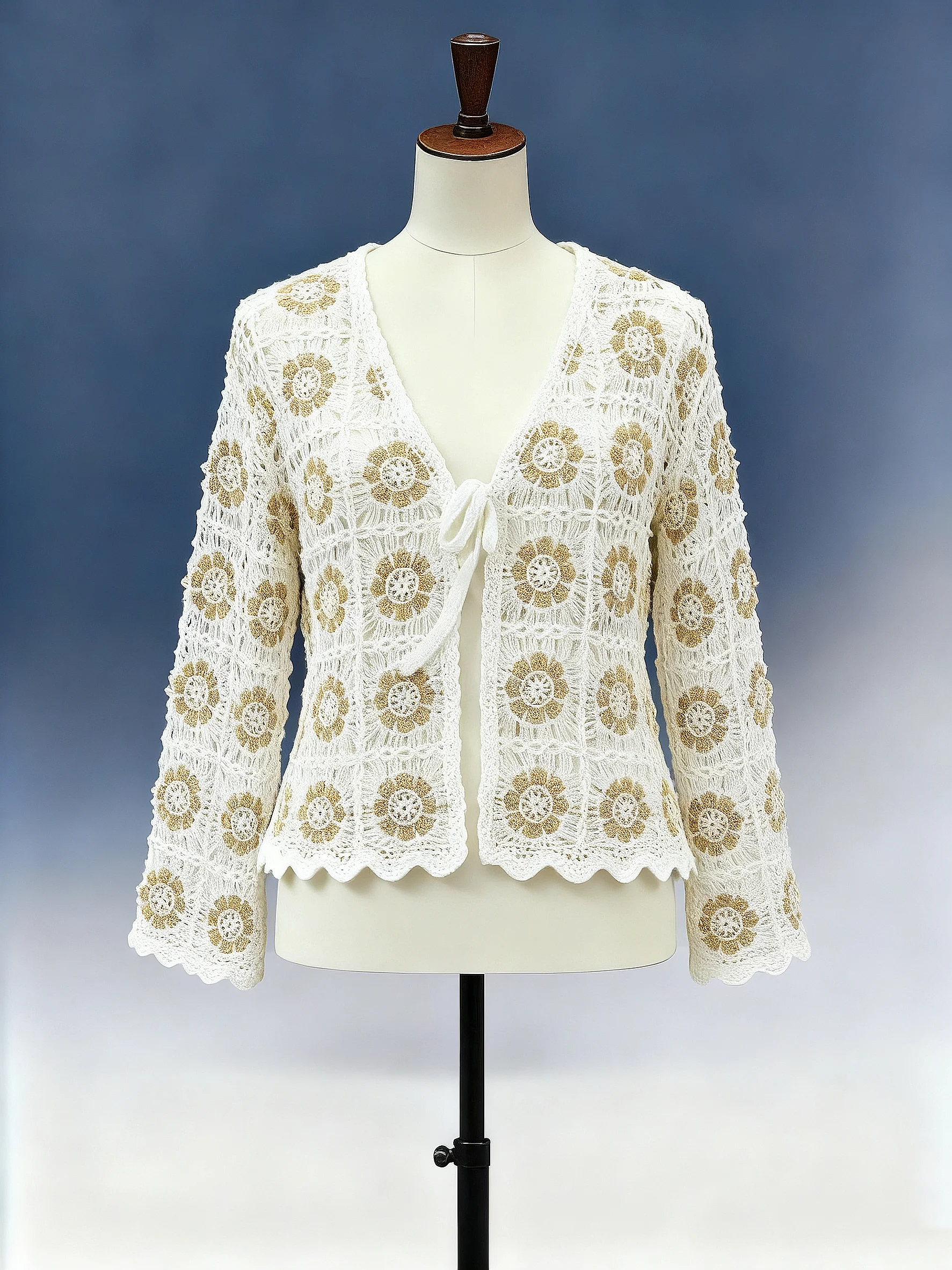 Two-Piece Crochet Beach Set - FM0102000107