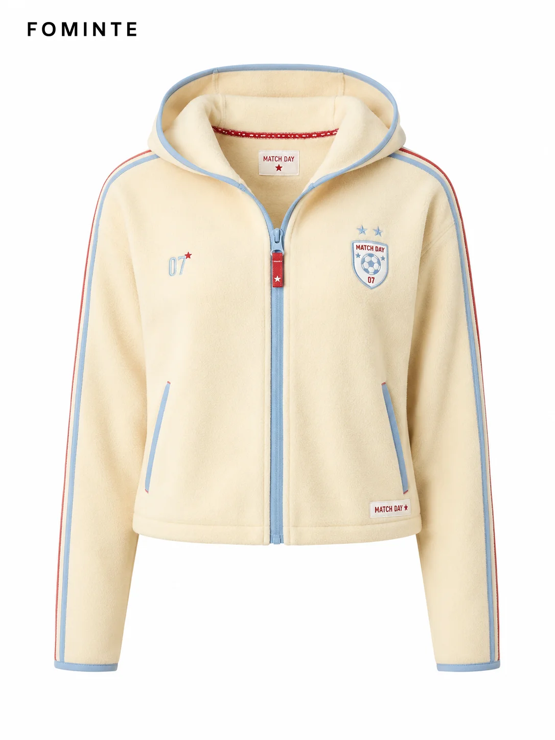 World Cup Fleece Jacket - Goose Yellow Cotton Wholesale