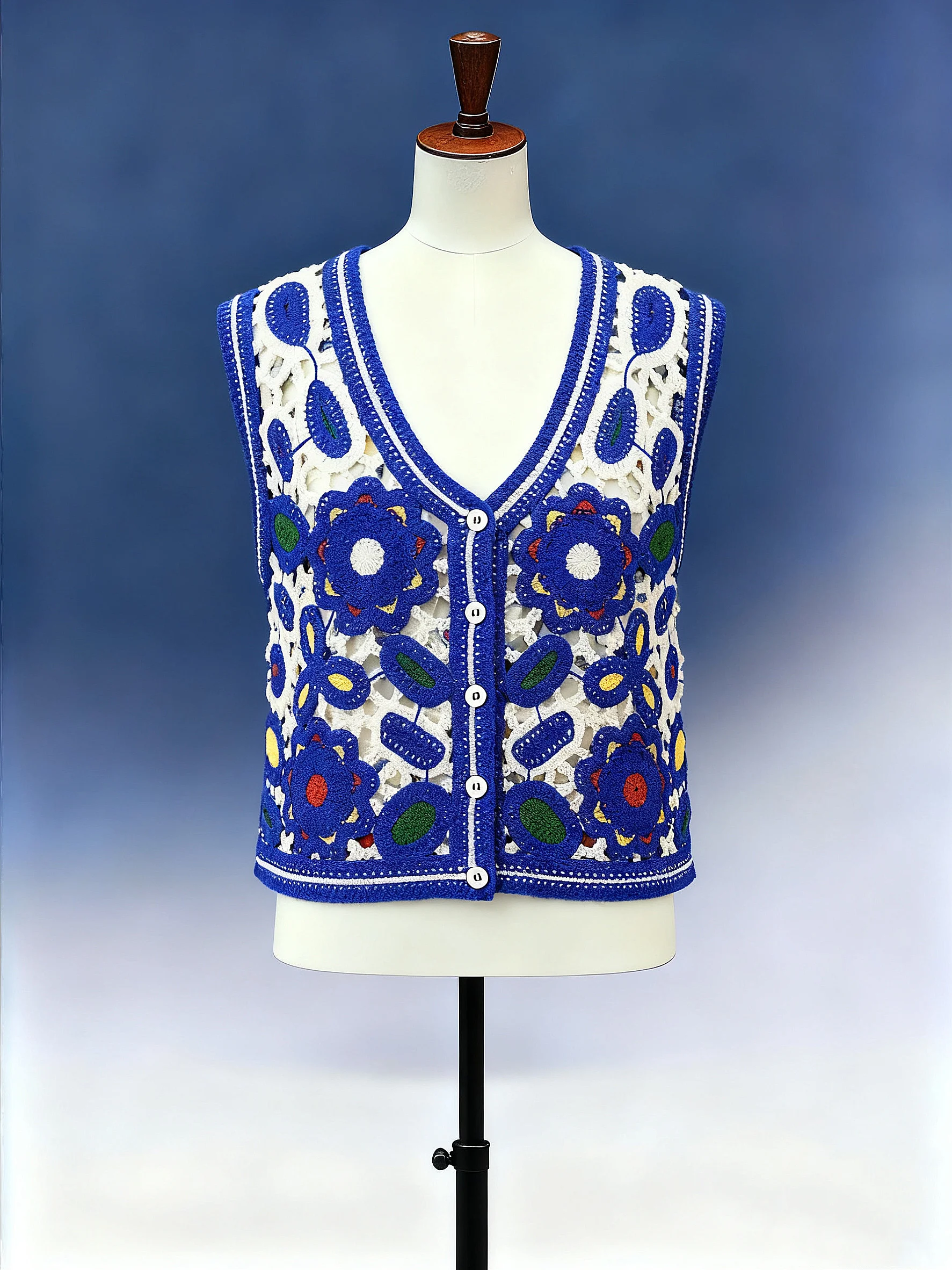 Floral Crochet Crop Top - FM0102000119