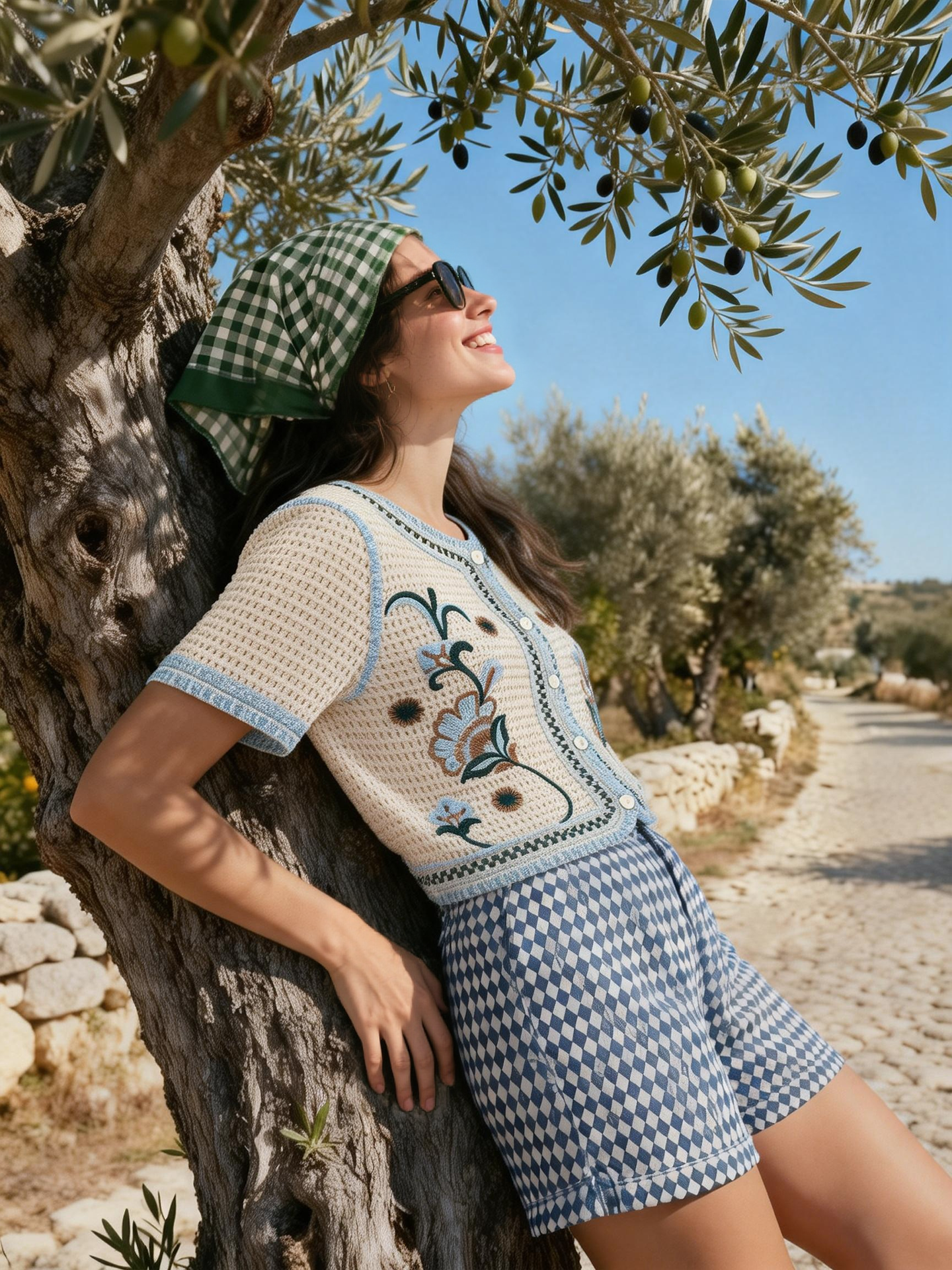 Wholesale Embroidered Floral Crochet Cardigan - FM0102000173