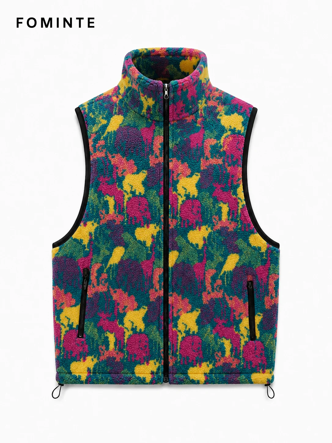 Fleece Sleeveless Vest - All-Over Print Wholesale Custom Sportswear - FM0801000411-2