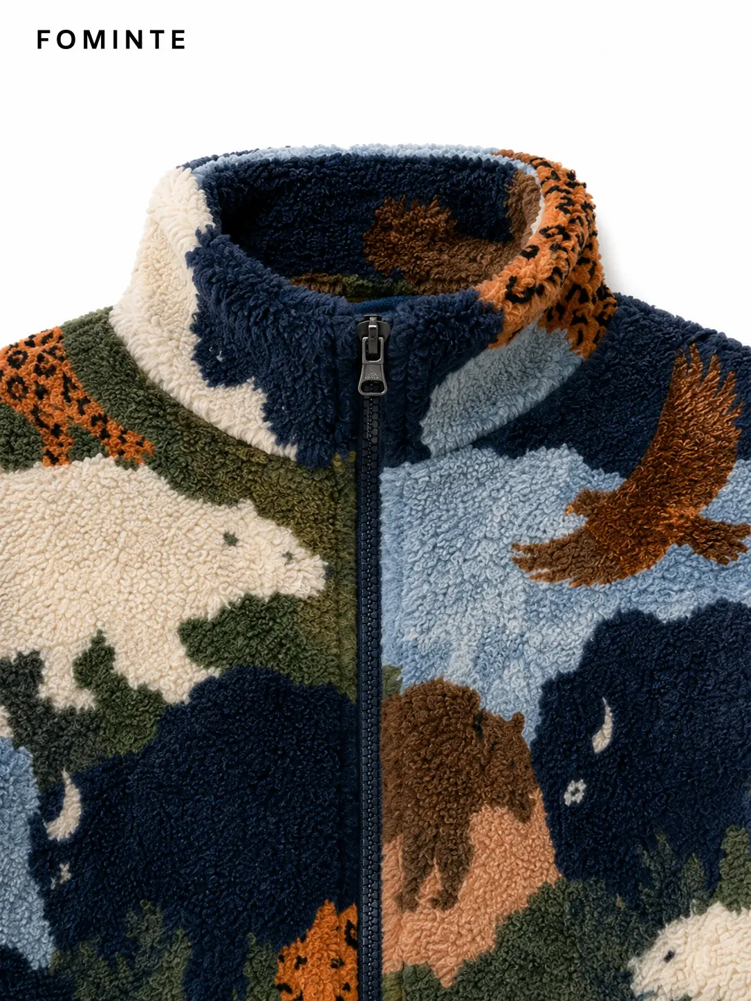 World Cup Full Print Fleece Jacket - Wholesale Custom Sportswear