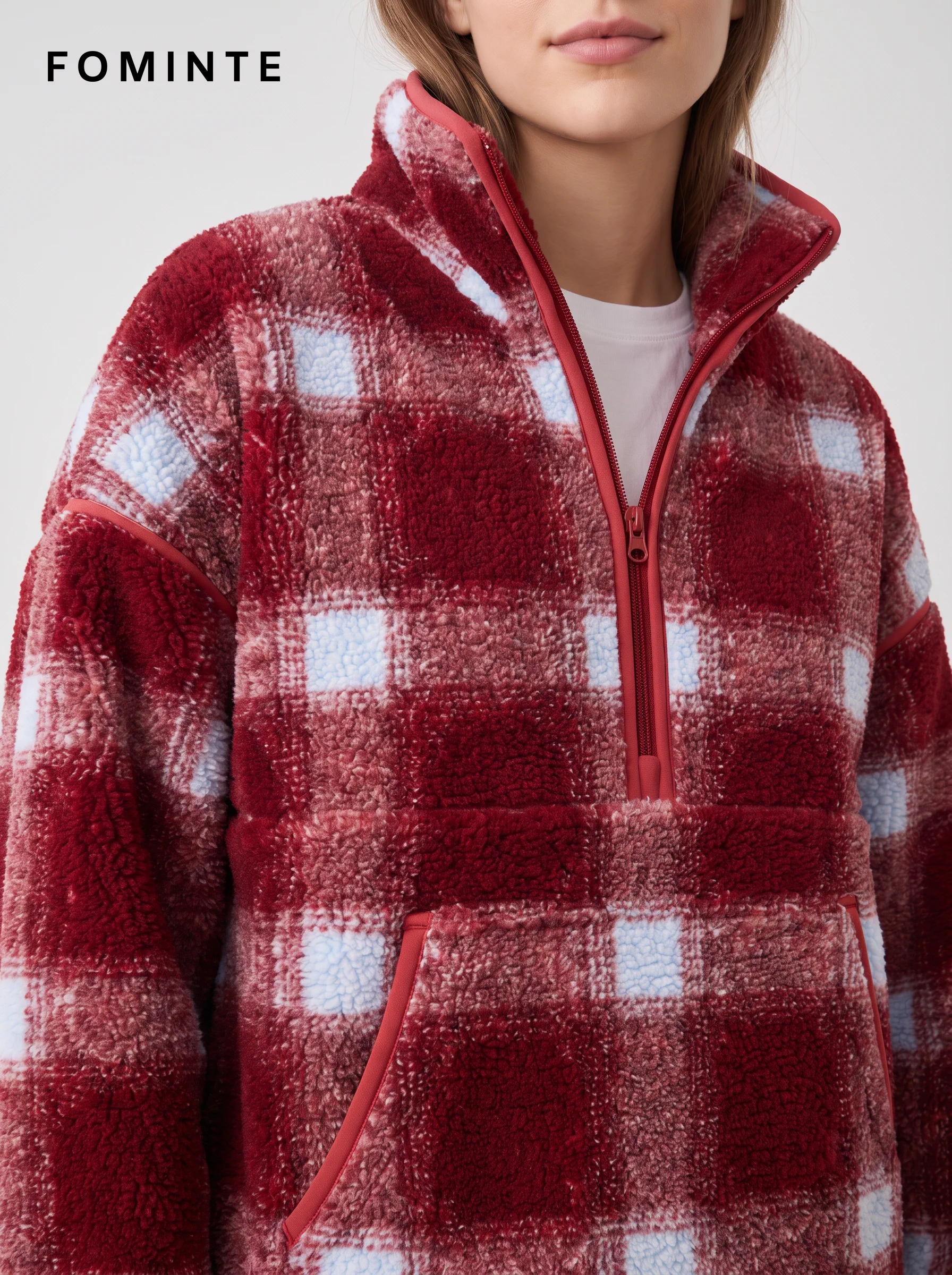 Red Buffalo Check Full-Zip Fleece Jacket