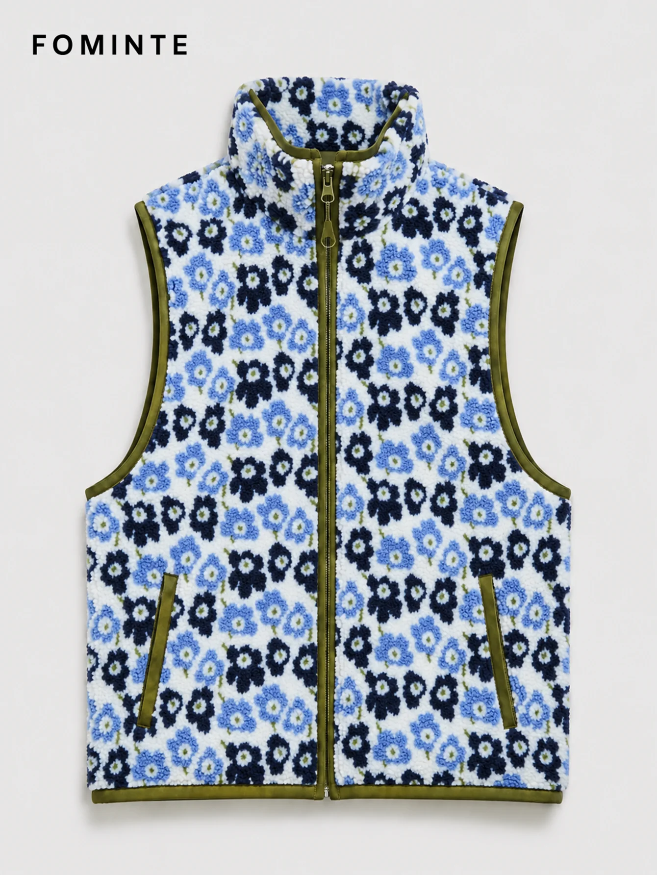Fleece Sleeveless Vest - All-Over Print Wholesale Custom Sportswear - FM0801000412-2