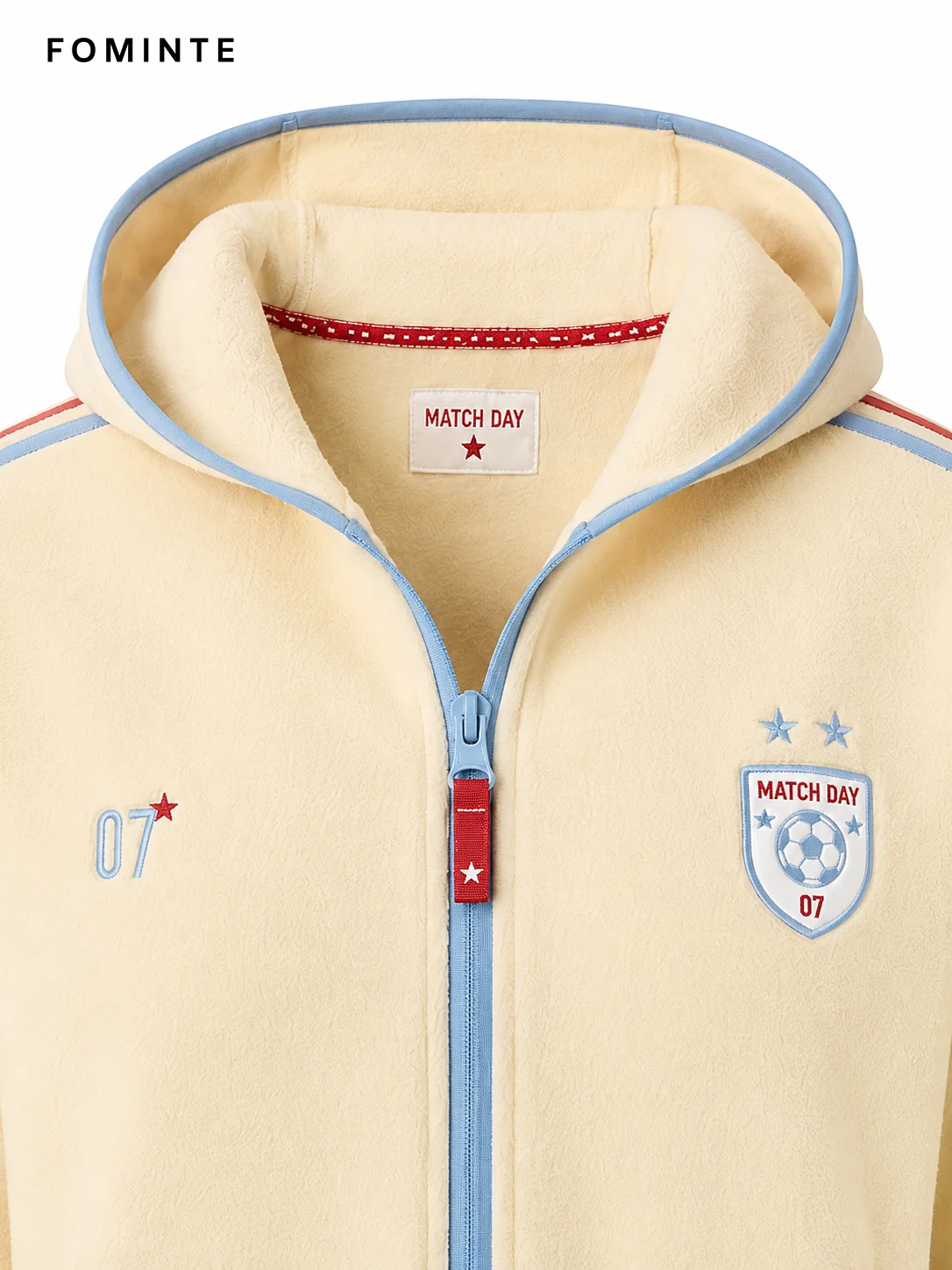 World Cup Fleece Jacket - Goose Yellow Cotton Wholesale
