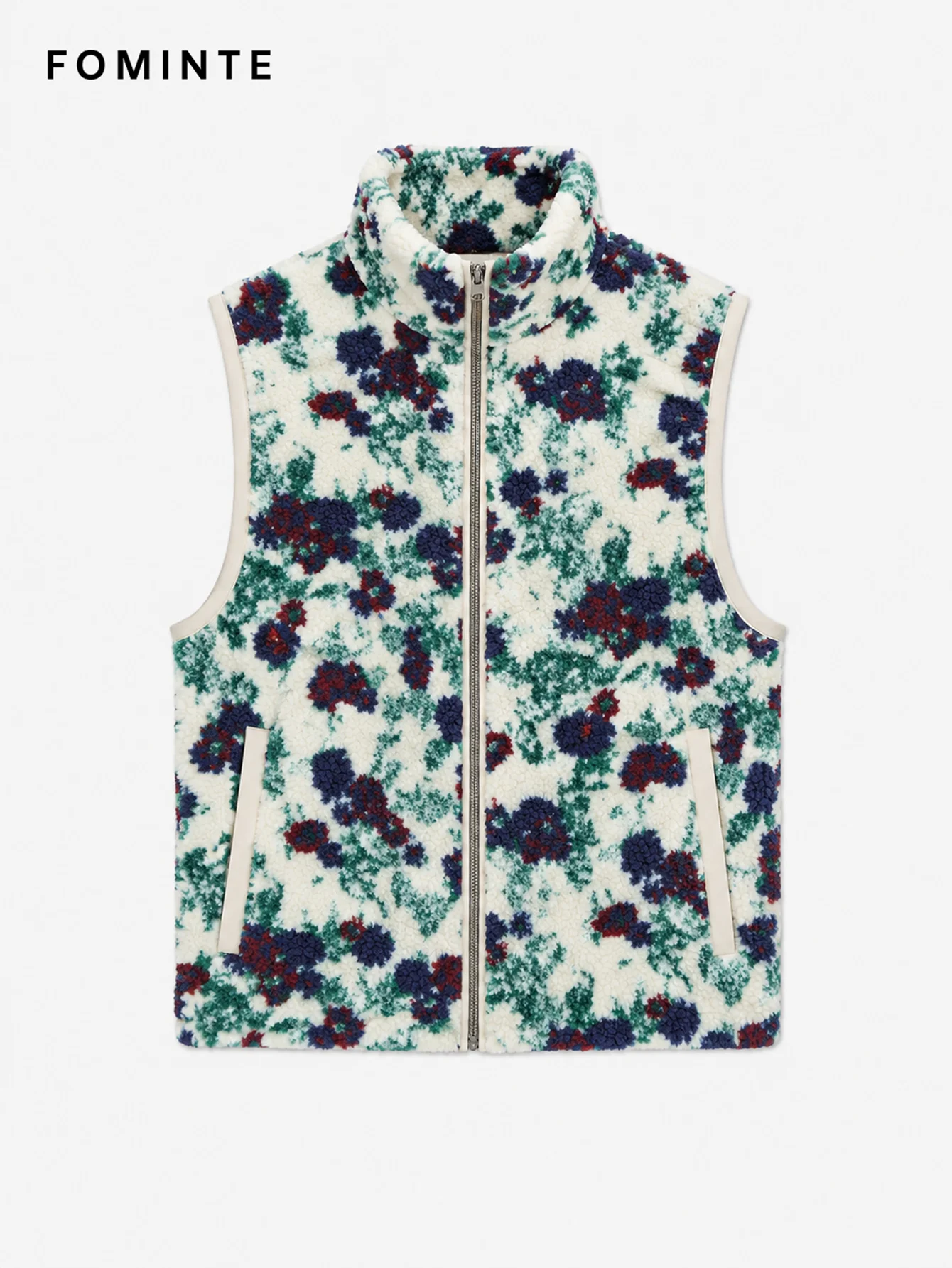 Fleece Sleeveless Vest - All-Over Print Wholesale Custom Sportswear - FM0801000413-2