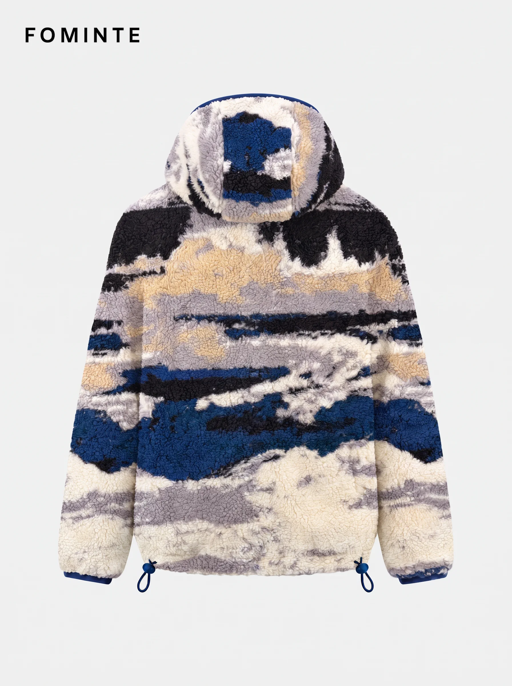 Men's Urban Utility Charcoal and Forest Green Fleece Jacket