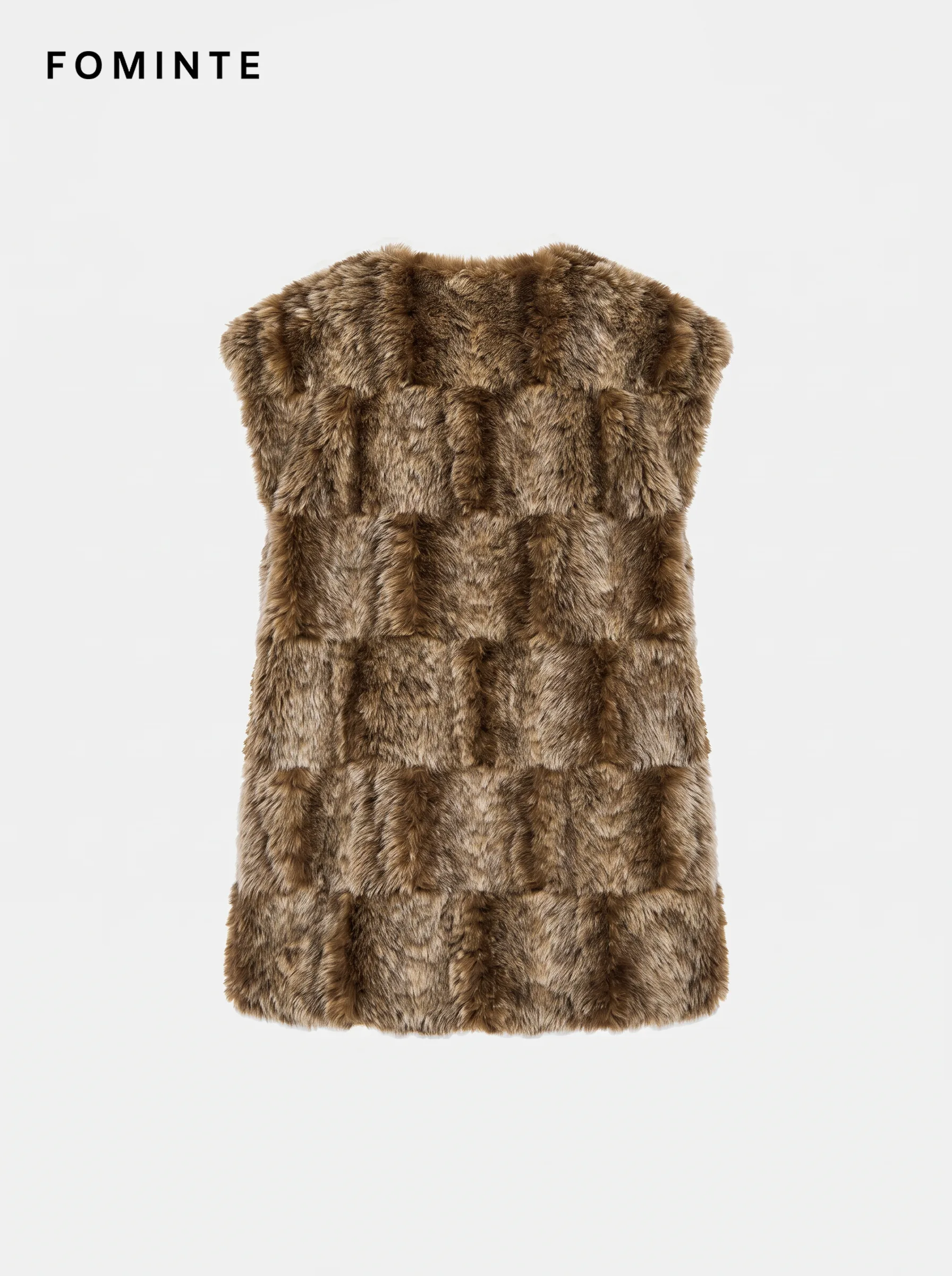 Classic Tawny Amber Leopard Print Faux Fur Coat