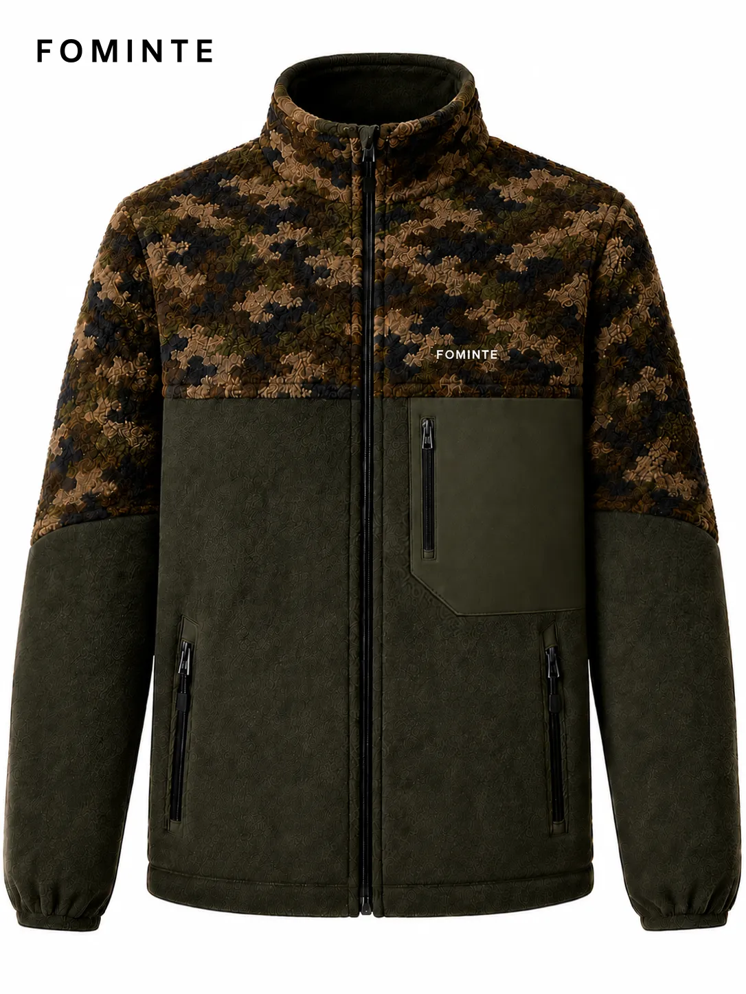 Camo Yoke Full-Zip Fleece Jacket FM0801000422