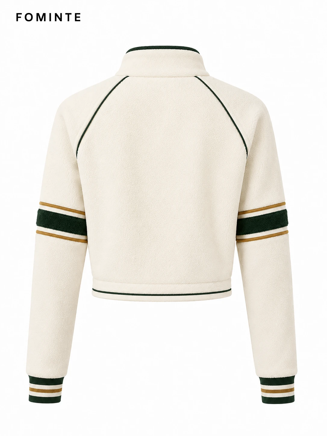 World Cup Fleece Jacket - Cream White Cotton Wholesale
