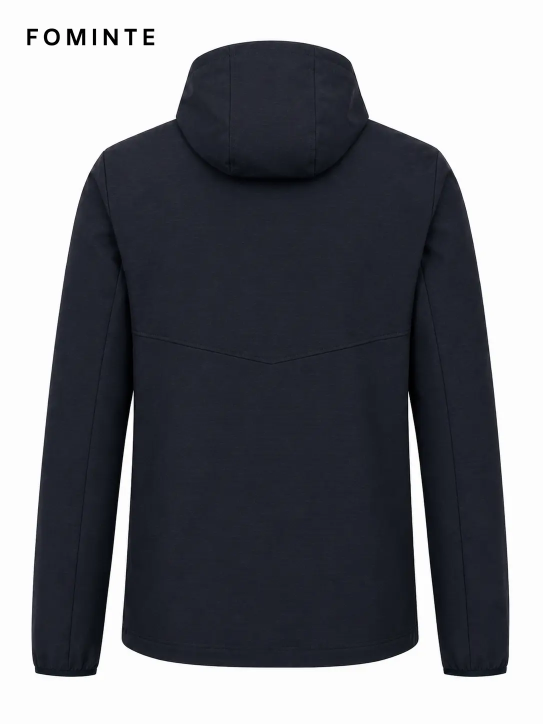 Men's Navy Hooded Outdoor Softshell Jacket