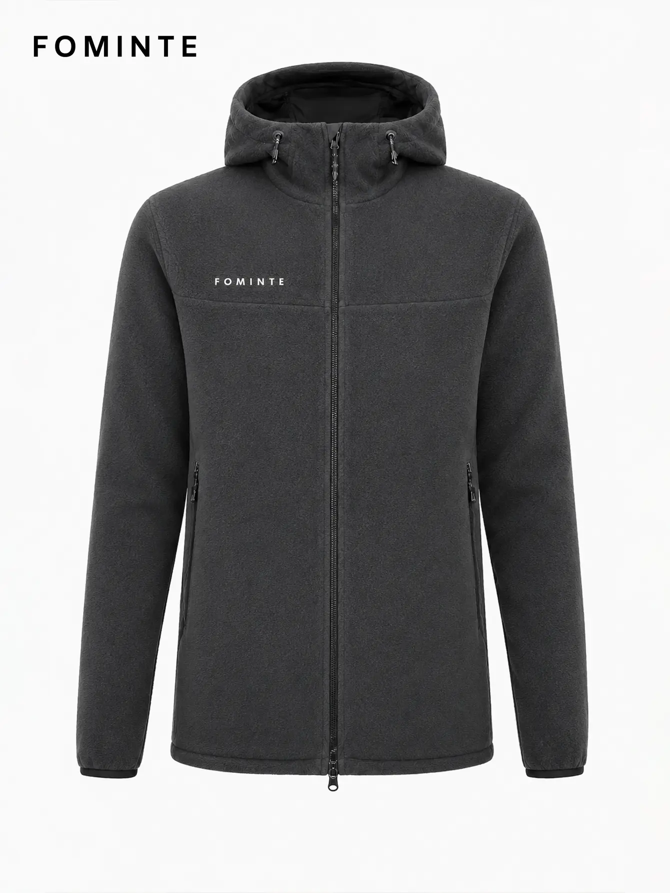 Men's Yukon Yellow Hooded Full-Zip Fleece Jacket