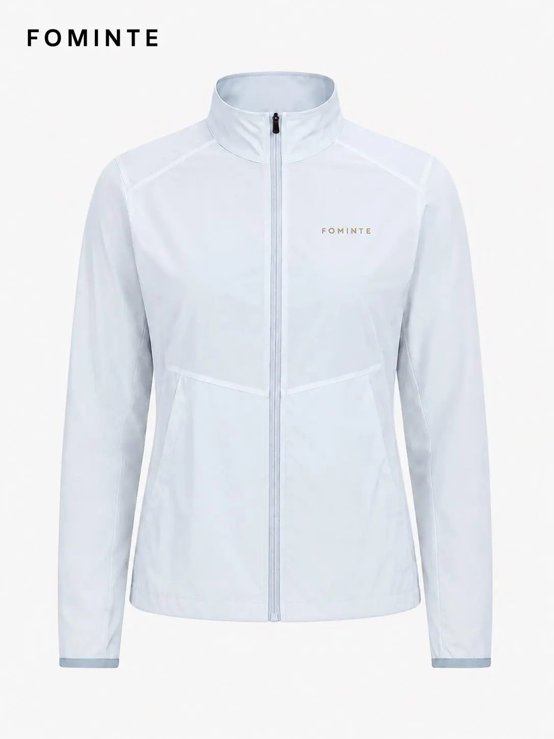 Women's Alpine Blue Stand Collar Softshell Jacket