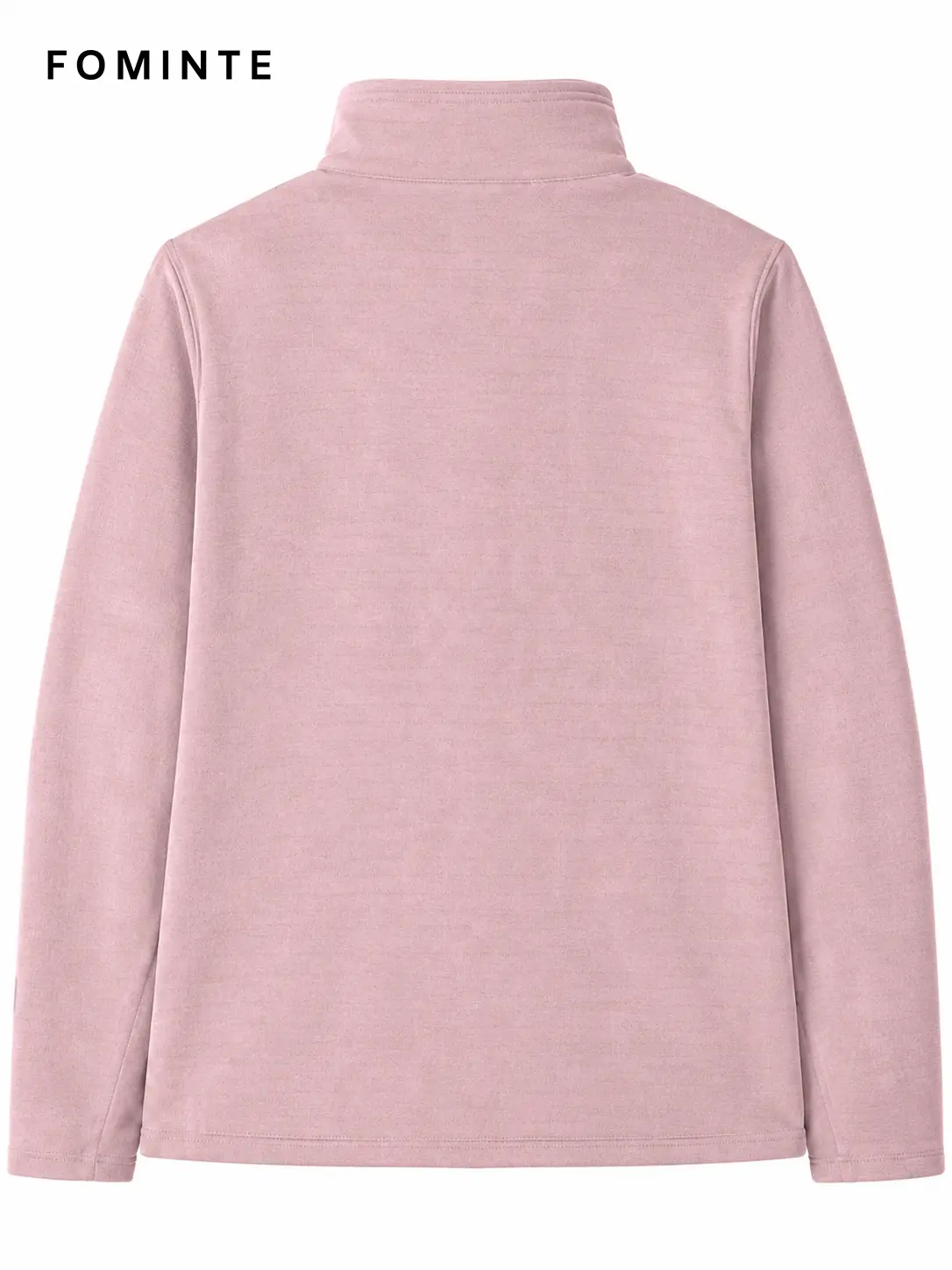 Women's Lotus Pink Stand Collar Full-Zip Fleece Jacket