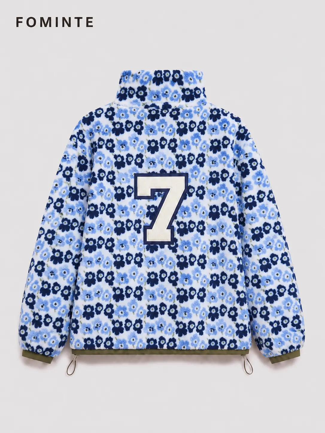 Fleece High Collar Full-Zip Jacket - All-Over Print Wholesale Custom Sportswear - FM0801000412-3