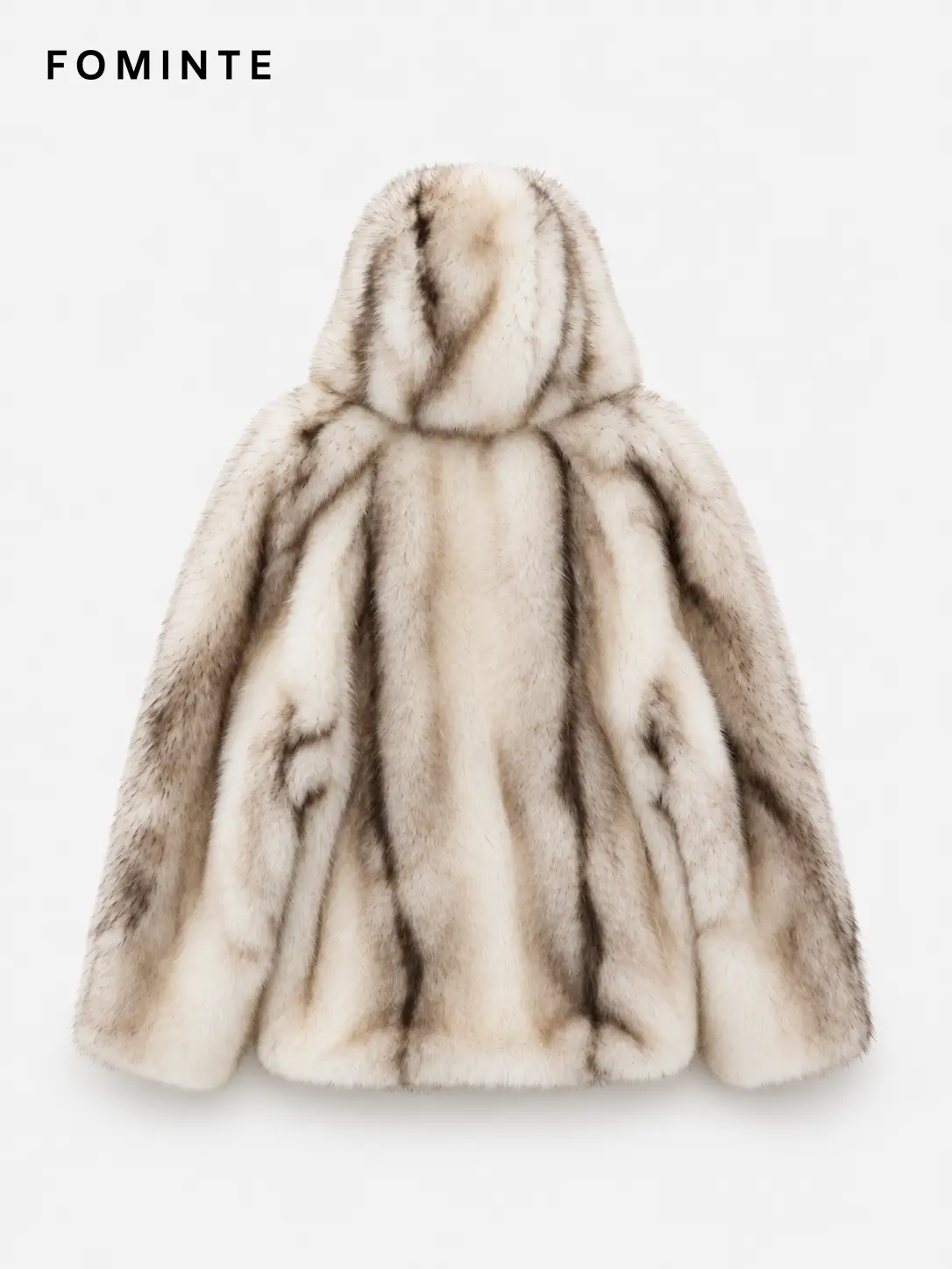 Wholesale Faux Fox Fur Hooded Jacket 