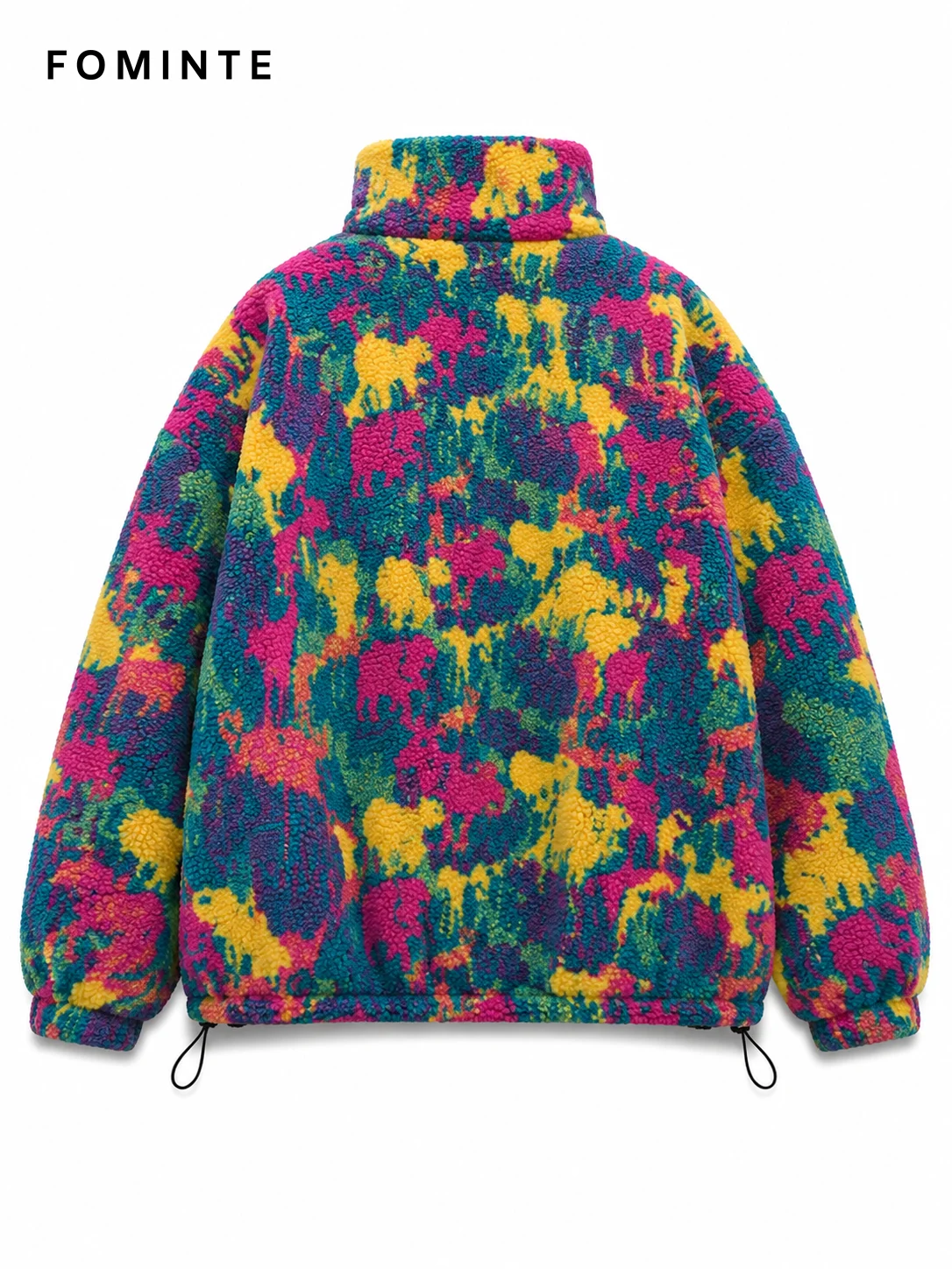 Fleece Half-Zip Pullover - All-Over Print Wholesale Custom Sportswear - FM0801000411