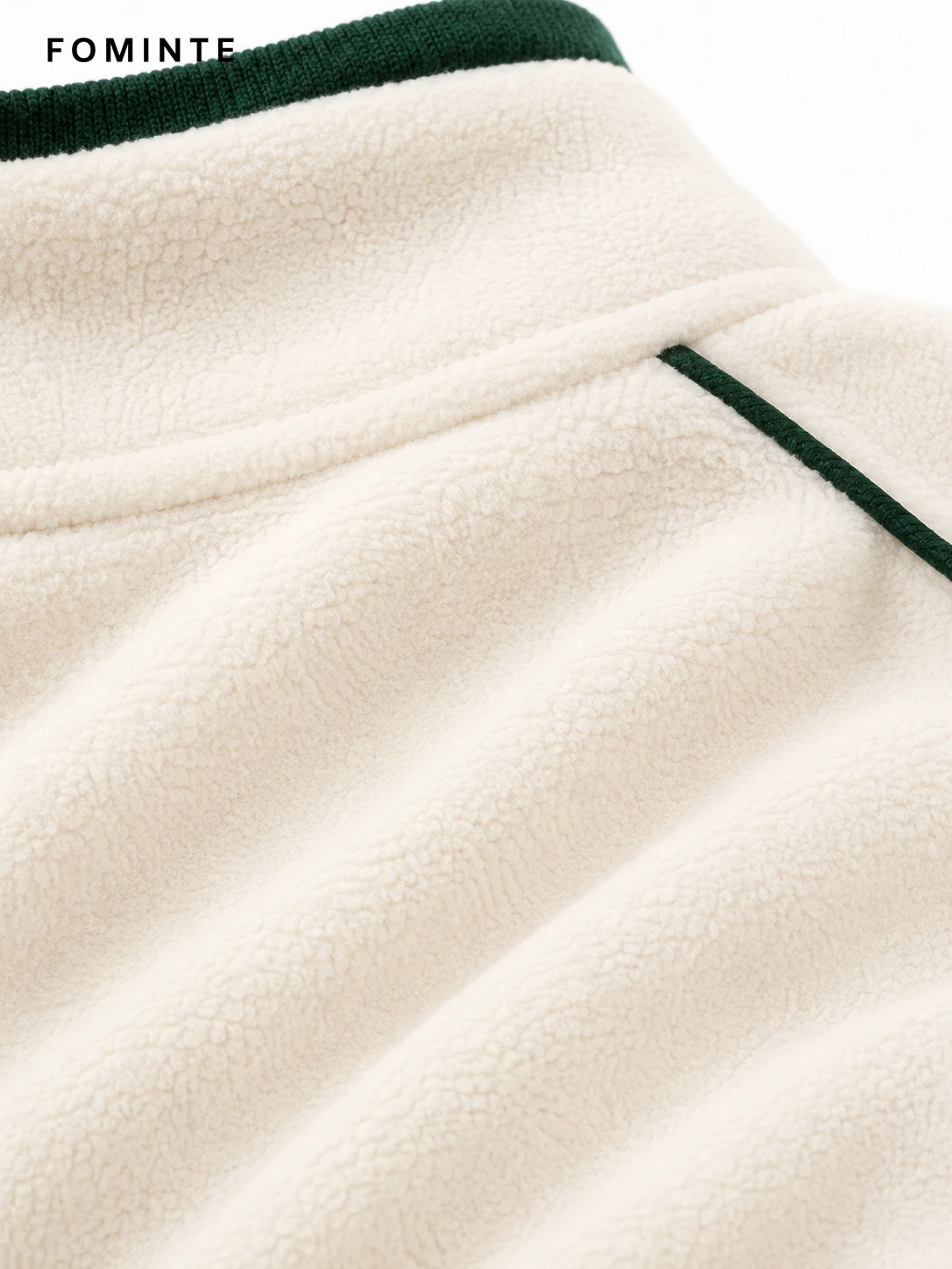 World Cup Fleece Jacket - Cream White Cotton Wholesale