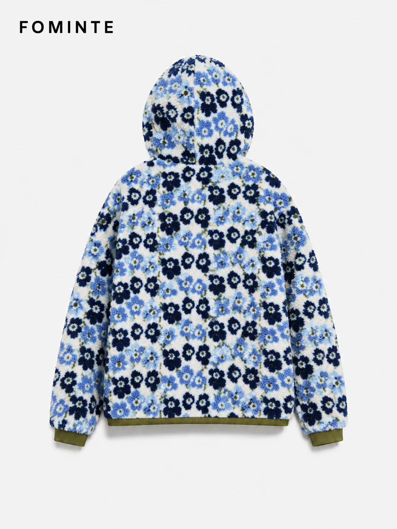Fleece Hooded Jacket - All-Over Print Wholesale Custom Sportswear - FM0801000412-1