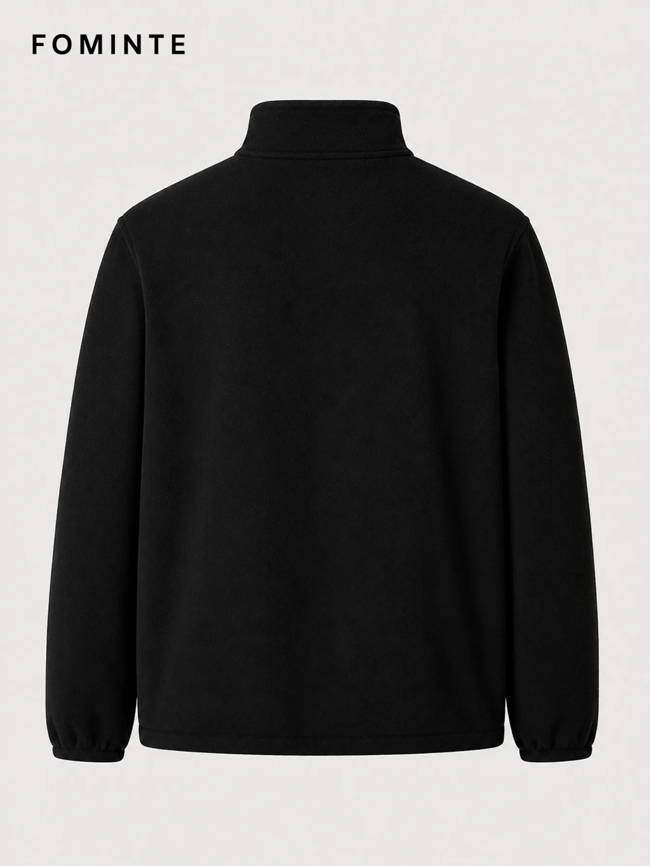 Black Full-Zip Fleece Jacket FM0801000417