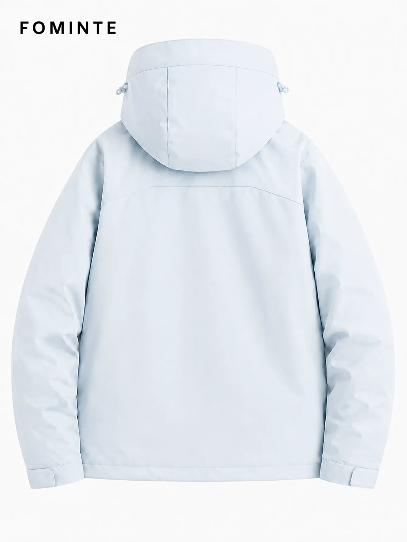Ice Blue Hooded Windbreaker Jacket FM0801000420