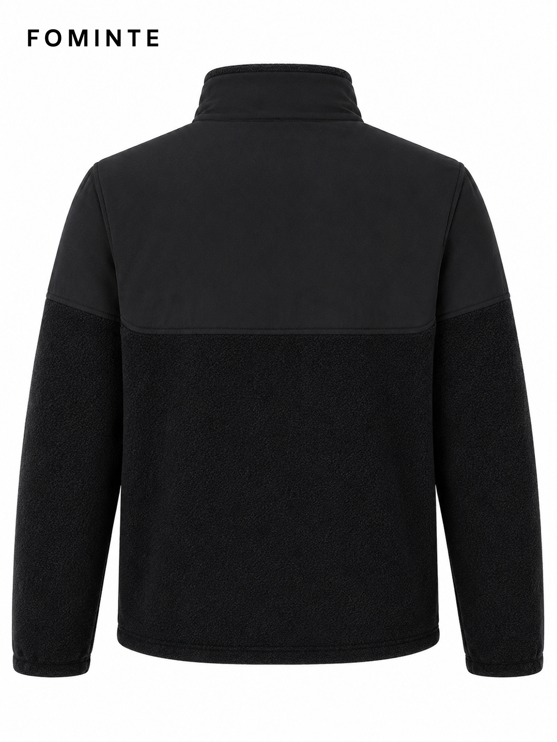 Colorblock Windproof Panel Fleece Jacket FM0801000424-1