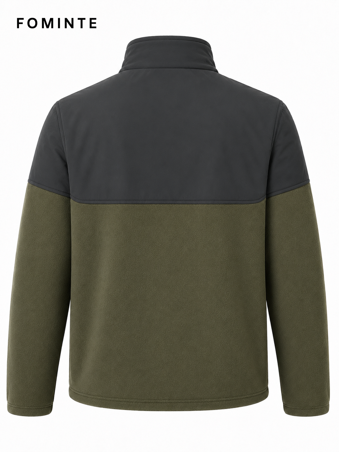 Colorblock Windproof Panel Fleece Jacket FM0801000424-1