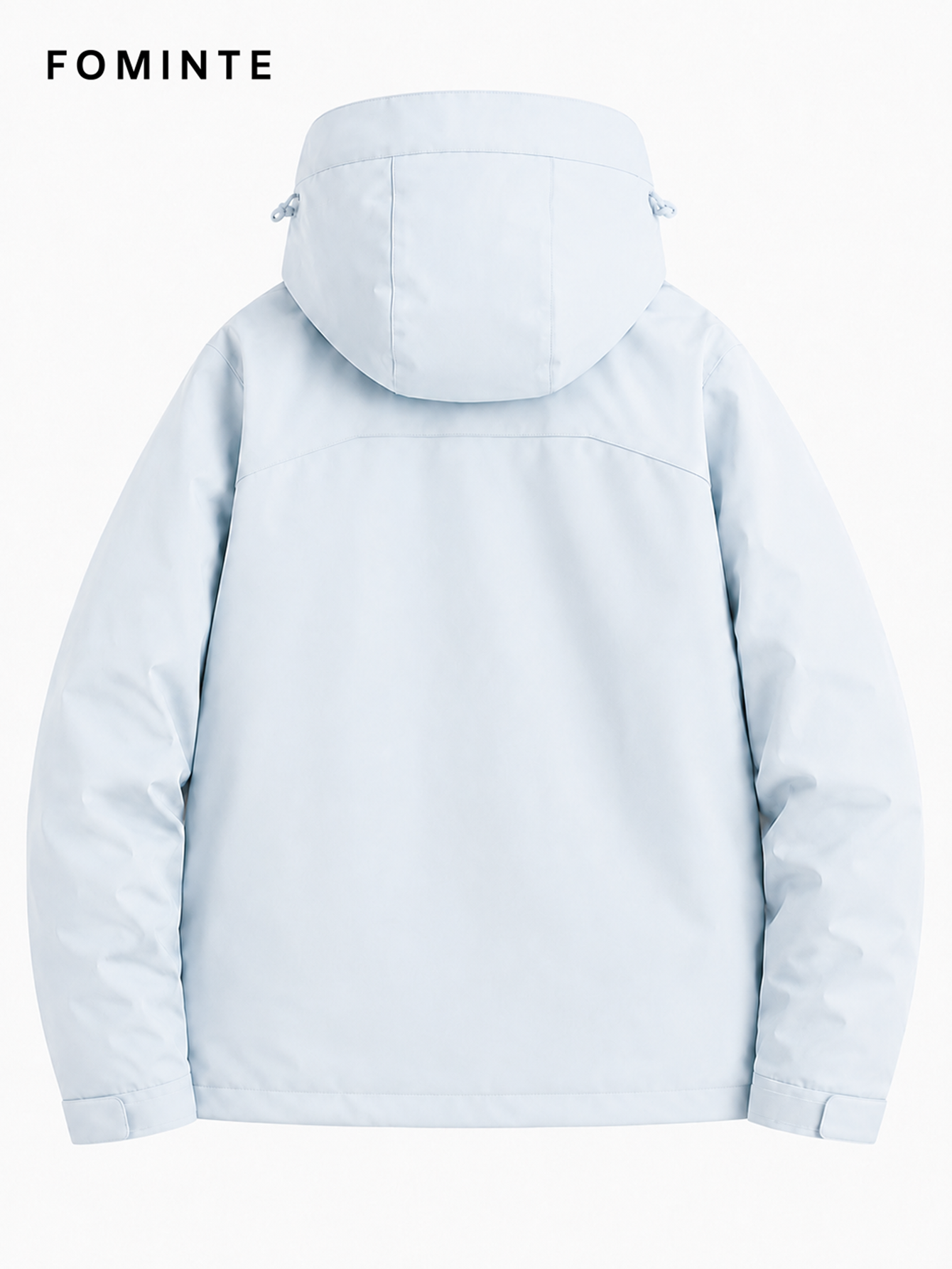 Ice Blue Hooded Windbreaker Jacket FM0801000432