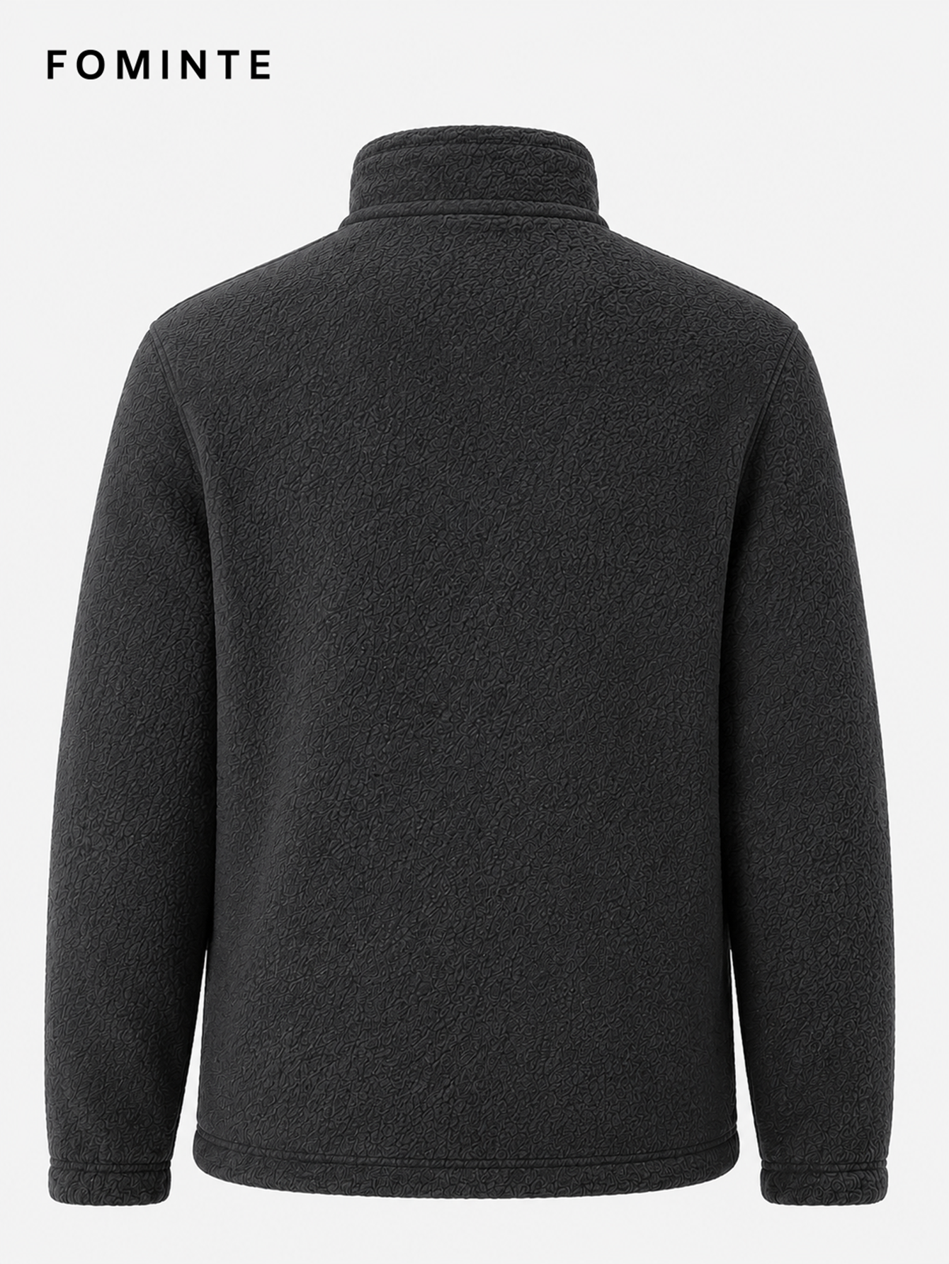 Charcoal Quarter-Zip Pullover Fleece FM0801000449
