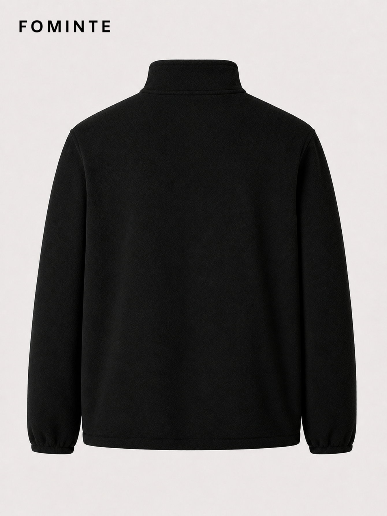 Black Full-Zip Fleece Jacket FM0801000434