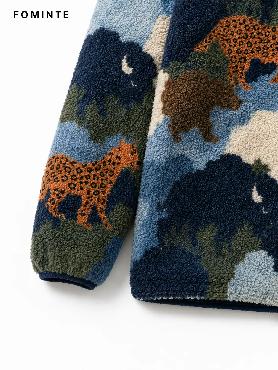 World Cup Full Print Fleece Jacket - Wholesale Custom Sportswear
