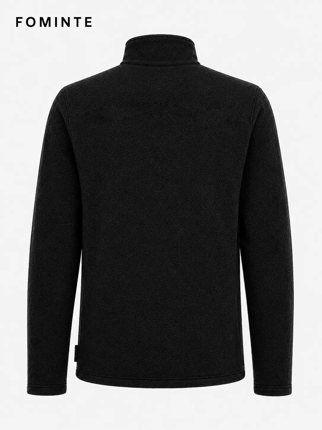 Men's Black Technical Fleece Hiking Jacket