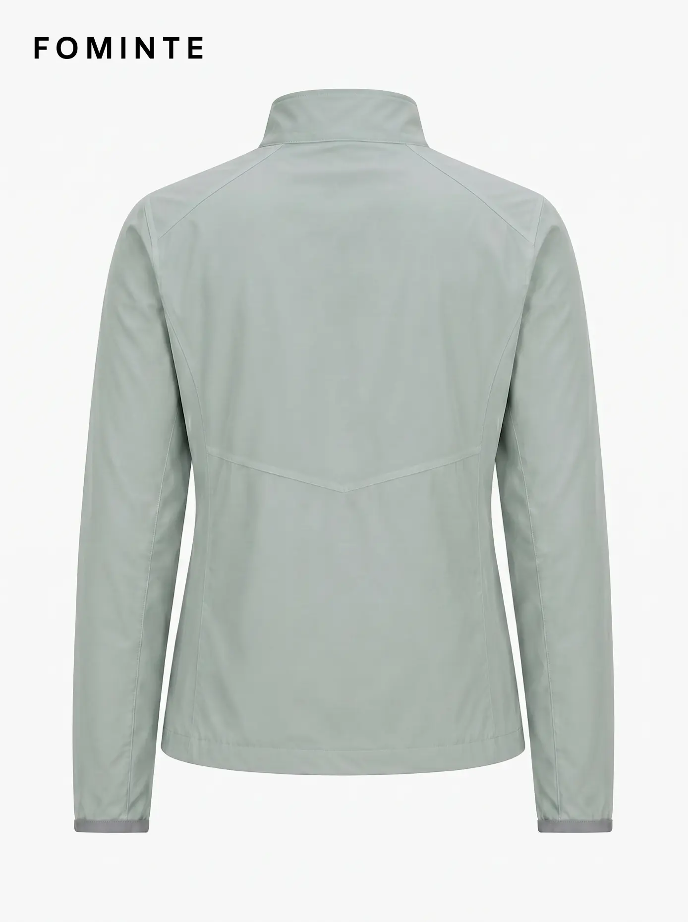 Women's Pasture Green Stand Collar Softshell Jacket