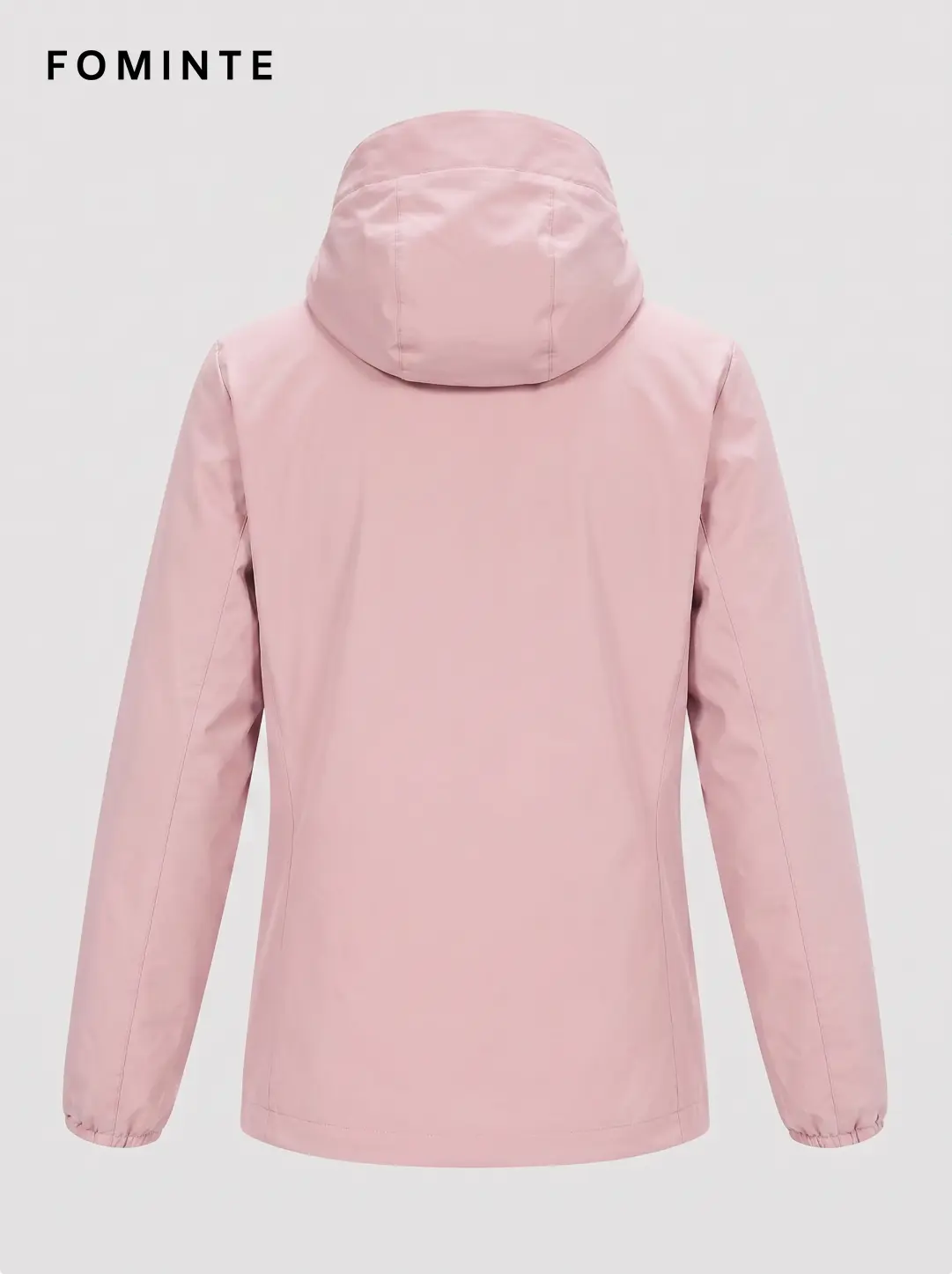 Unisex Pink Hooded Cycling Softshell Jacket