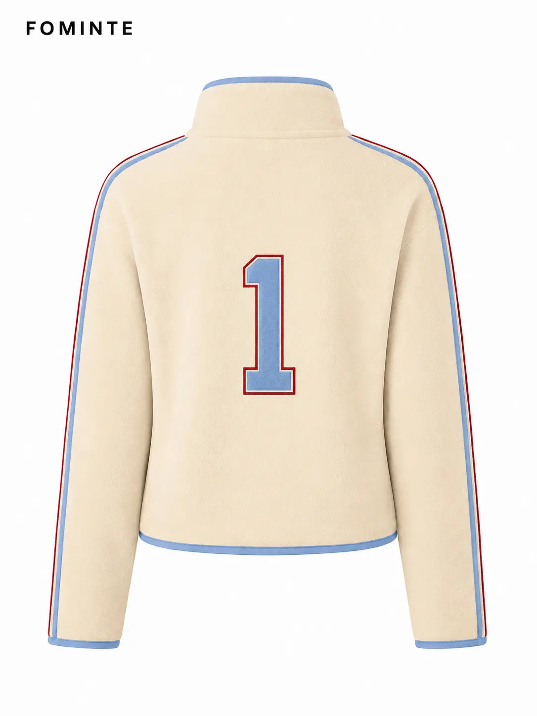 [Copy]Fleece Stand Collar Pullover - Solid Color Wholesale Custom Sportswear - FM0802000401-3