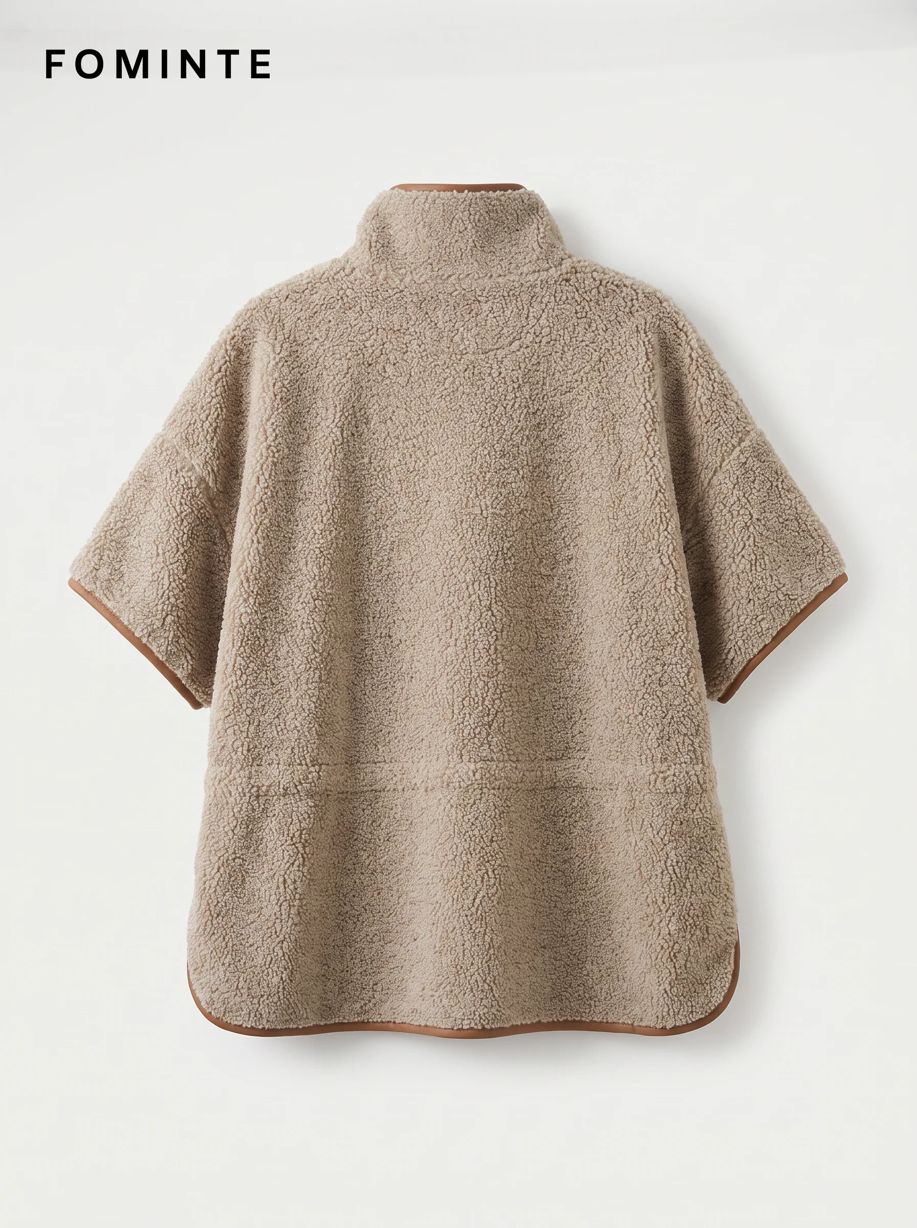 WholesaleHigh-Pile Sherpa Fleece Stand-Collar Jacket - S014100303