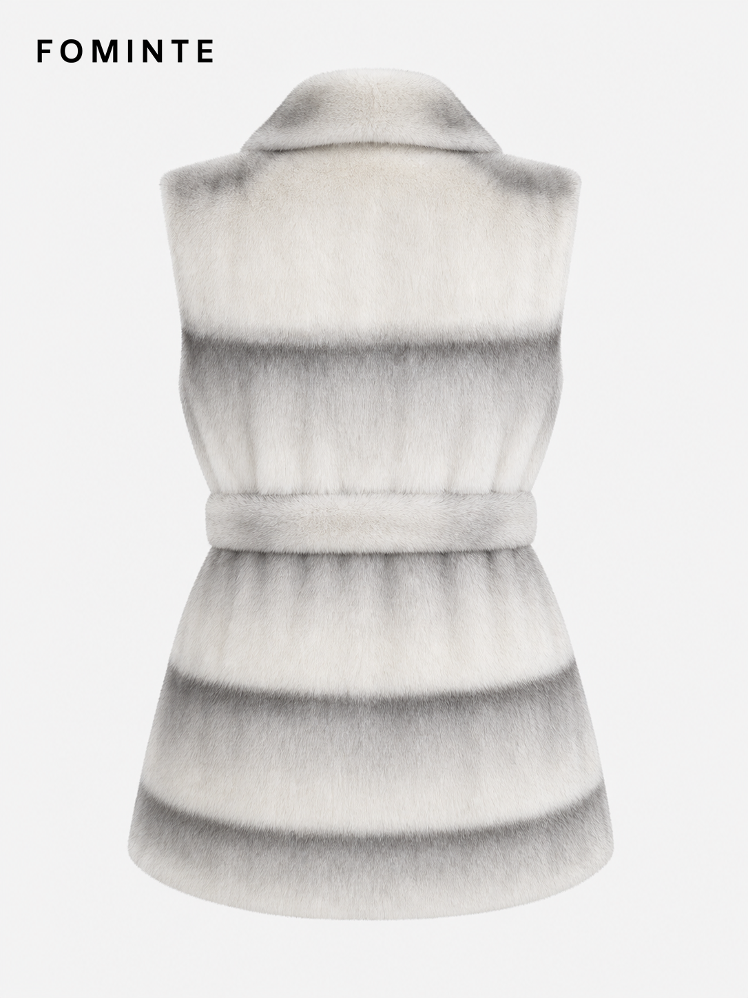 Ivory White Boutique Printed Faux Fur Jacket Wholesale