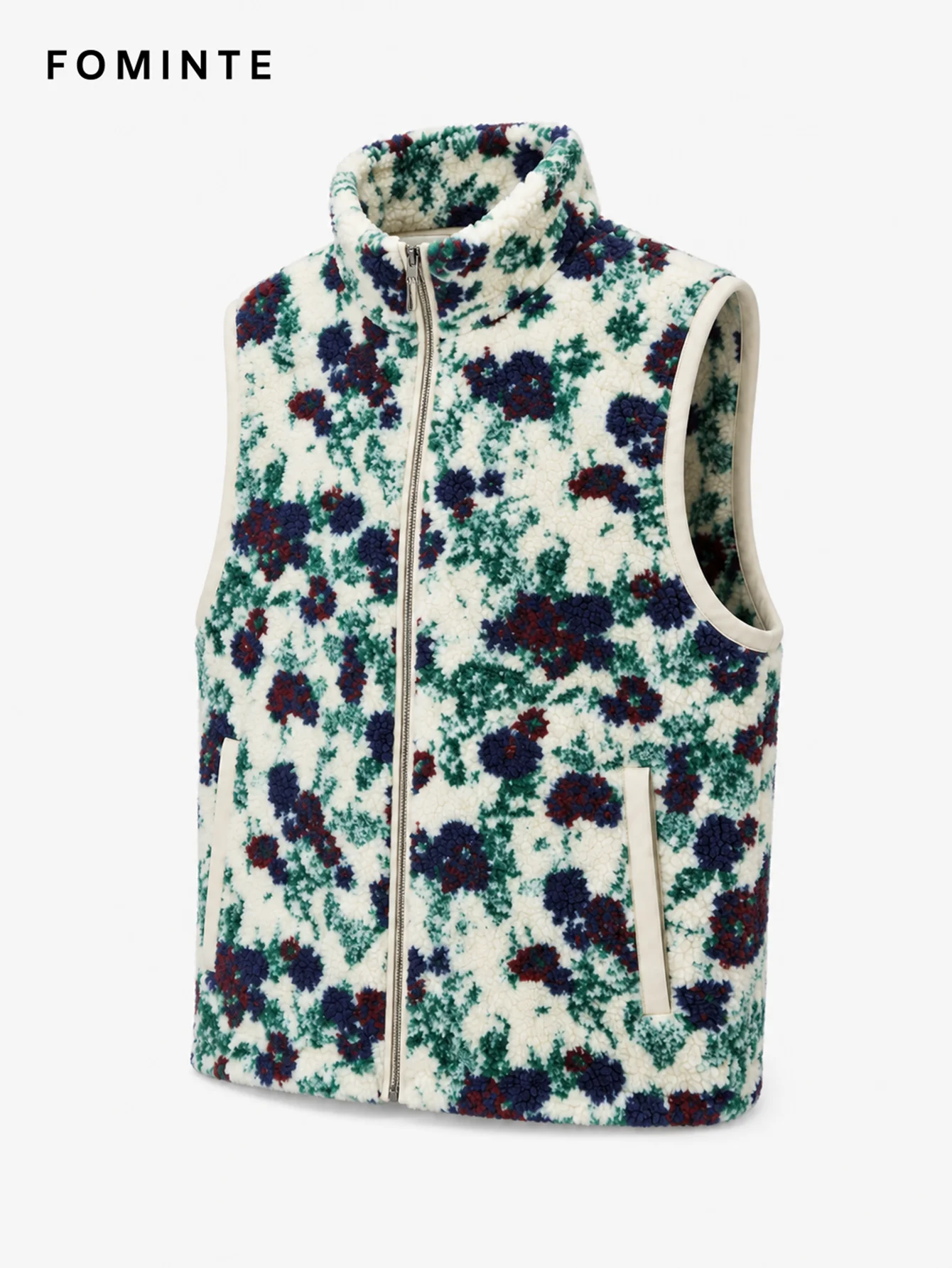 Fleece Sleeveless Vest - All-Over Print Wholesale Custom Sportswear - FM0801000413-2