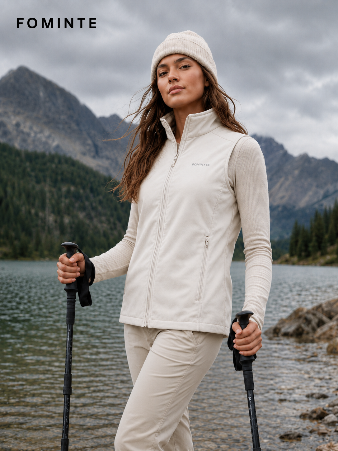 Mist White Softshell Jacket for Outdoor Apparel Collections
