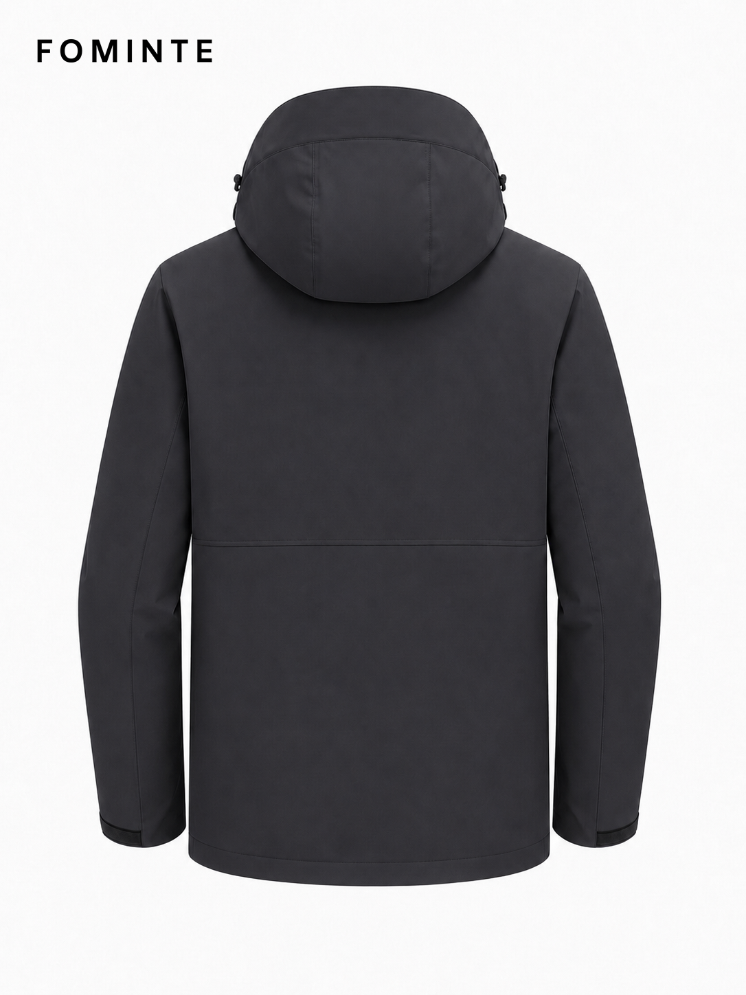 Charcoal Women's Hooded Softshell Jacket Wholesale Custom Outerwear - FM0801000431-1