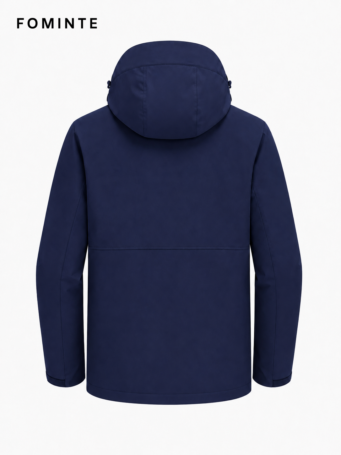 Navy Blue Women's Hooded Softshell Jacket Wholesale Custom Outerwear - FM0801000431-2