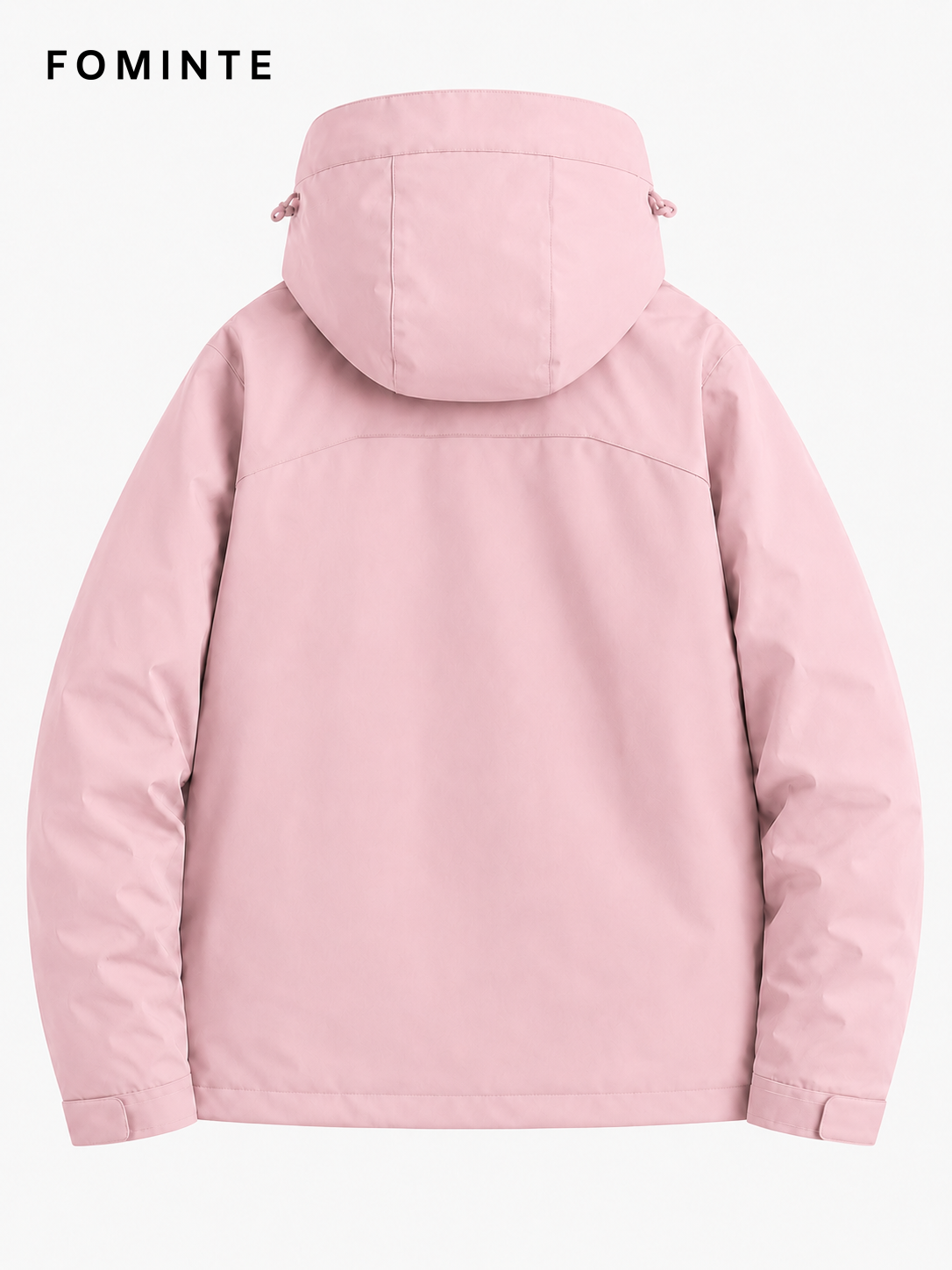 Mist Pink Women's Hooded Softshell Jacket Wholesale Custom Outerwear - FM0802000432-3