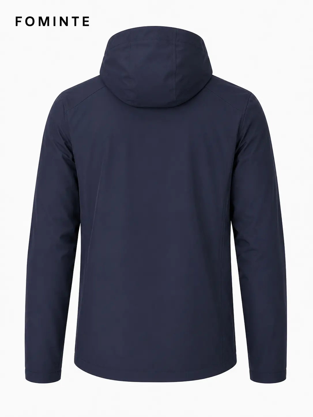 Men's Navy Blue Hooded Softshell Jacket