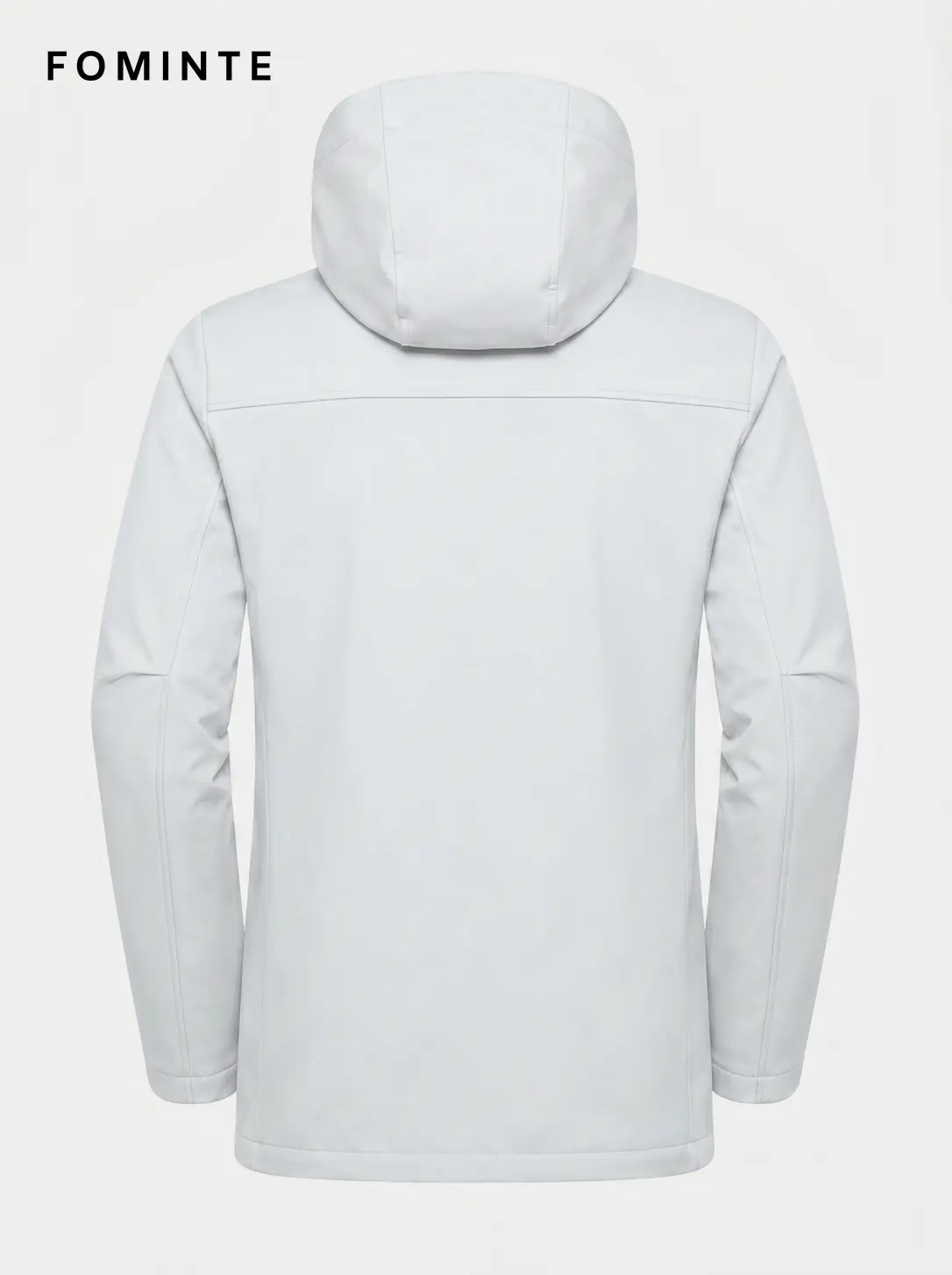 Men's Sage Grey Hooded Softshell Hiking Jacket