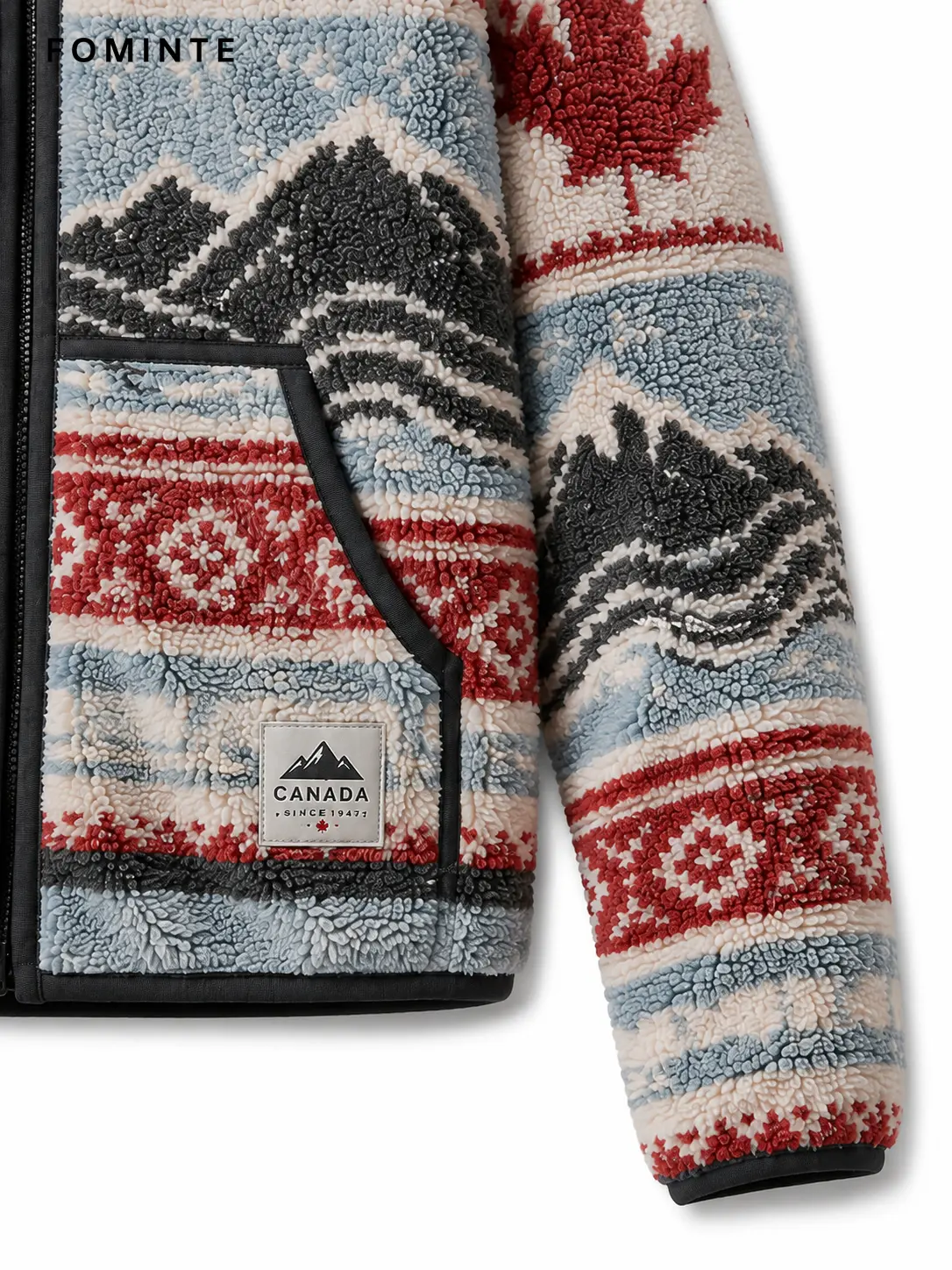 World Cup Full Print Fleece Jacket - Wholesale Custom Sportswear
