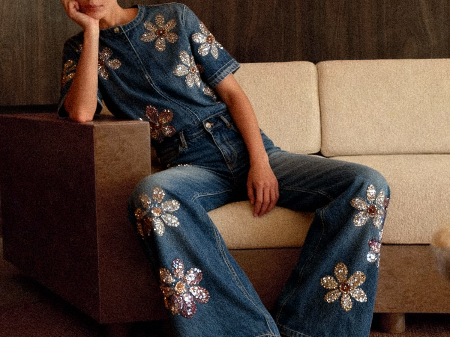 Chic jumpsuits and rompers featuring custom patterns