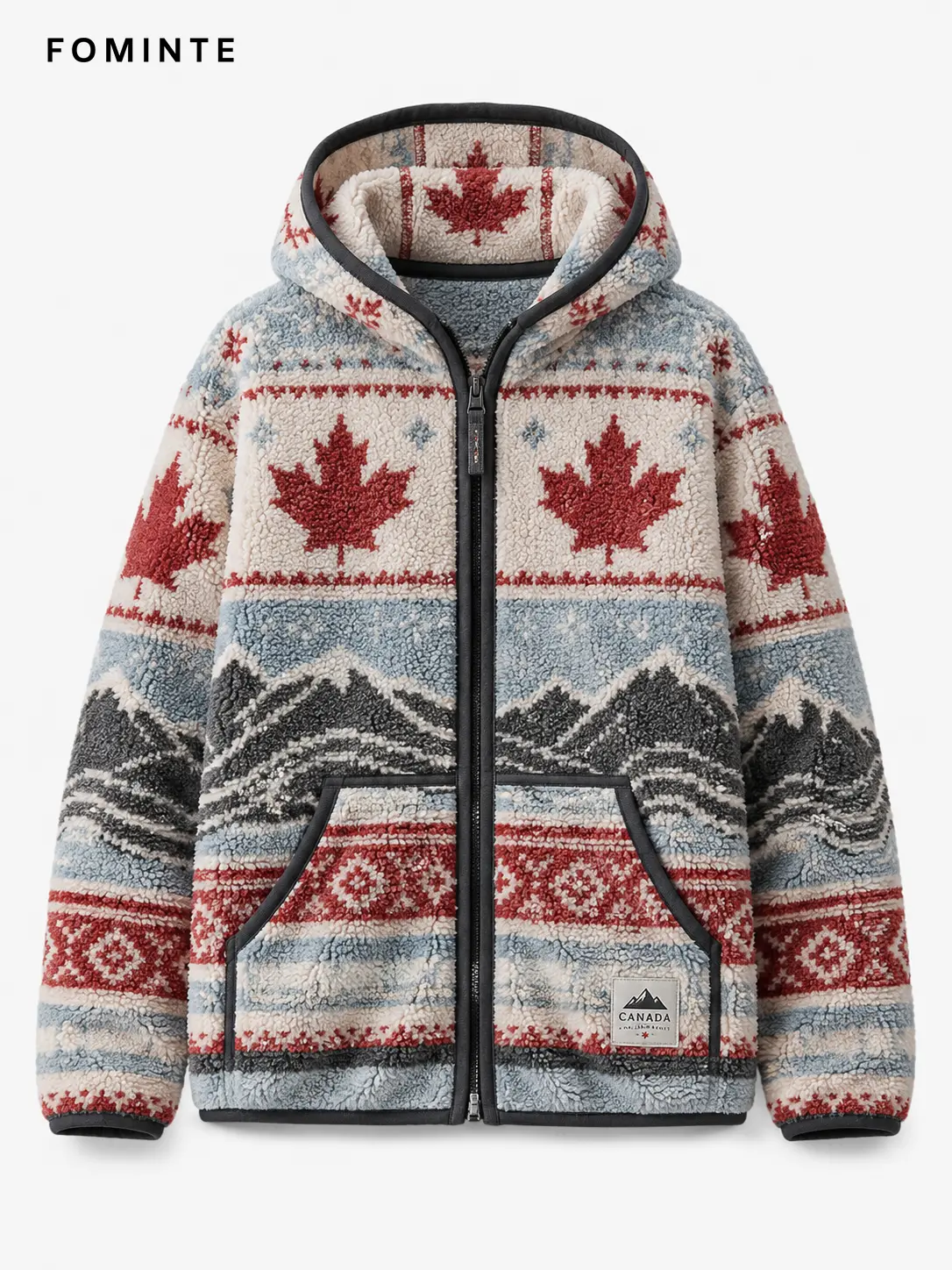 World Cup Full Print Fleece Jacket - Wholesale Custom Sportswear