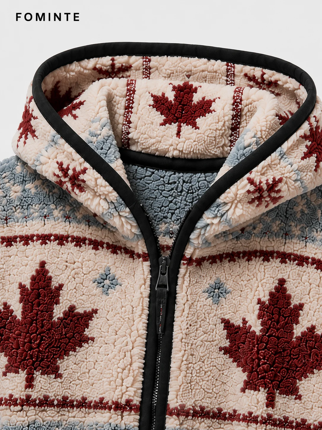Fleece Hooded Vest - All-Over Print Wholesale Custom Sportswear - FM0802000399
