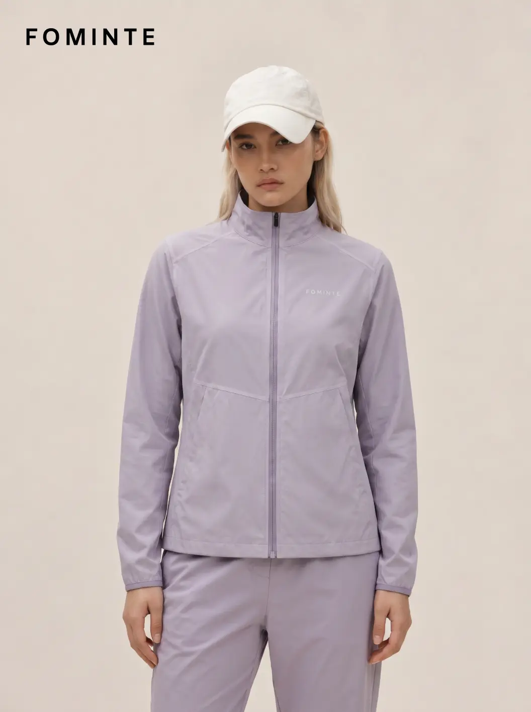 Women's Dusk Purple Stand Collar Softshell Jacket